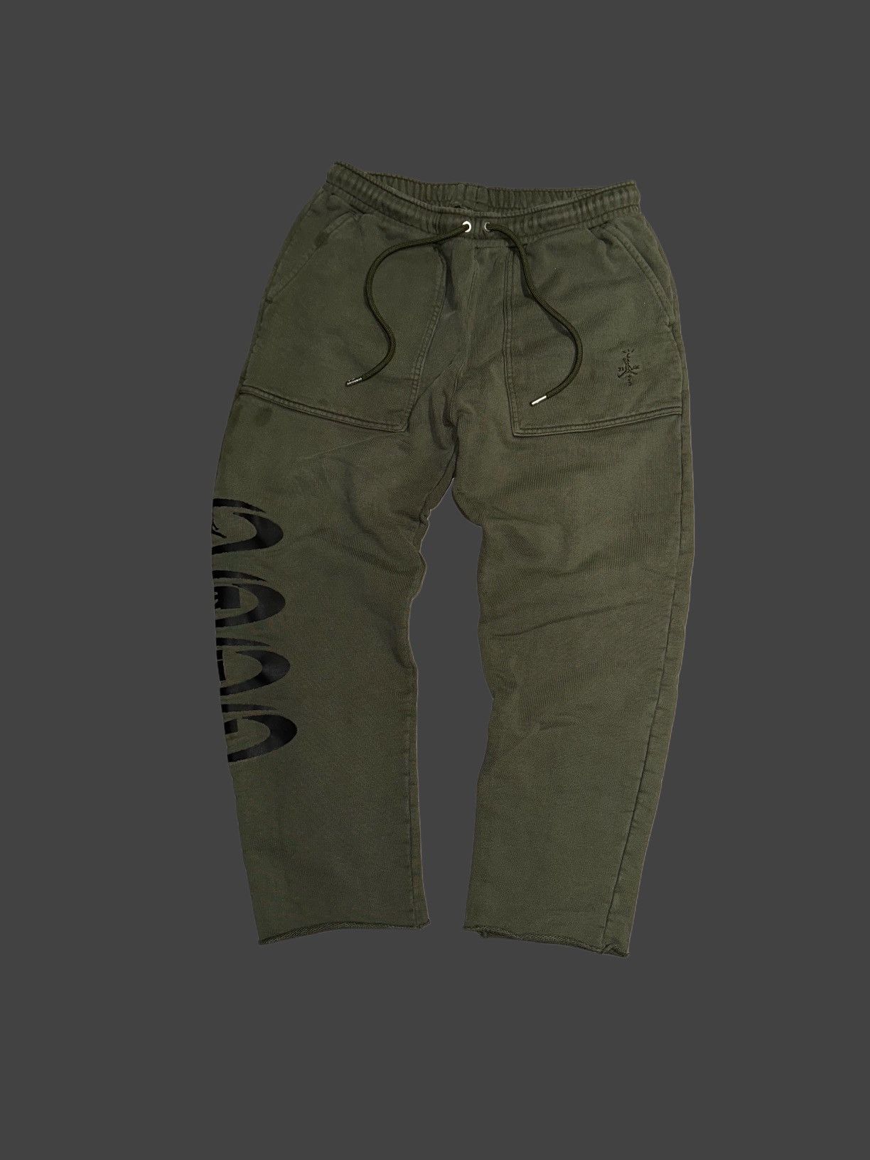 Travis Scott Olive Catus Jack Opium Sweatpants. Size US 34 / EU 50 - 1 Thumbnail