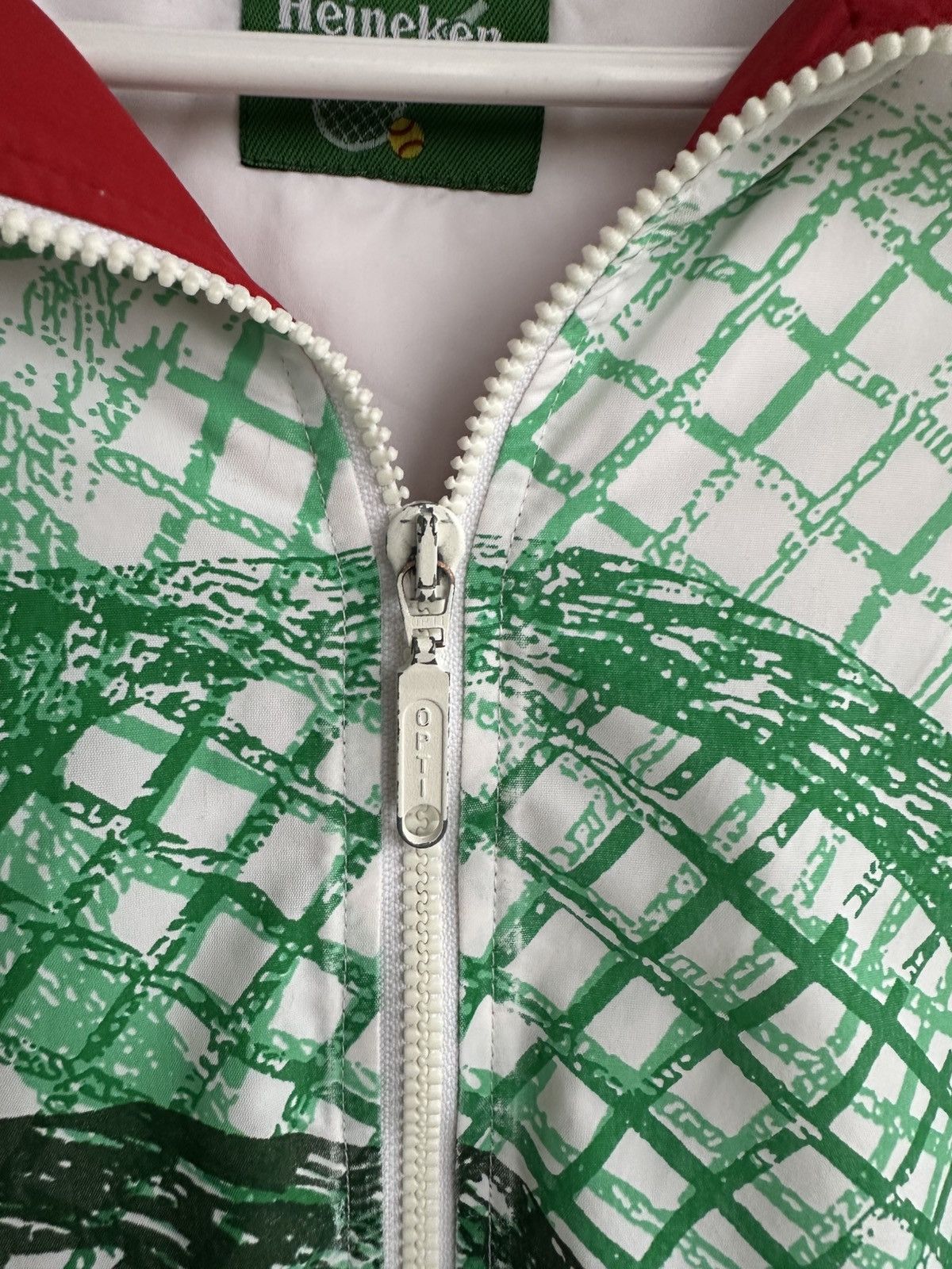 Heineken Vintage Heineken Tennis Windbreaker Limited Jacket 1990s Size US L / EU 52-54 / 3 - 11 Thumbnail