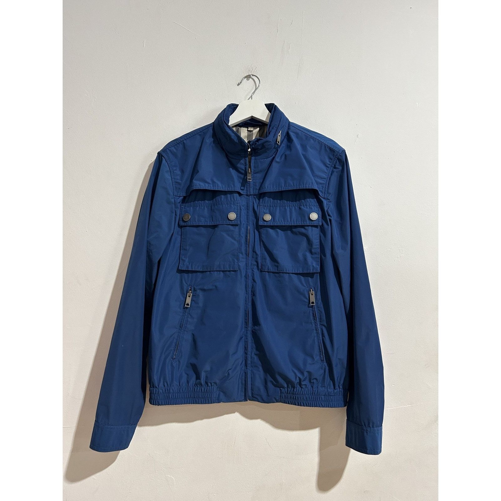 Burberry BURBERRY BLUE UTILITY JACKET SIZE LARGE PREOWNED Size US L / EU 52-54 / 3 - 1 Thumbnail