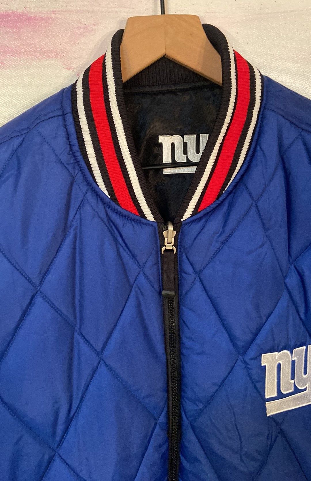 Reebok Vintage NY Giants Reebok Reversible Coat Size US XL / EU 56 / 4 - 9 Thumbnail