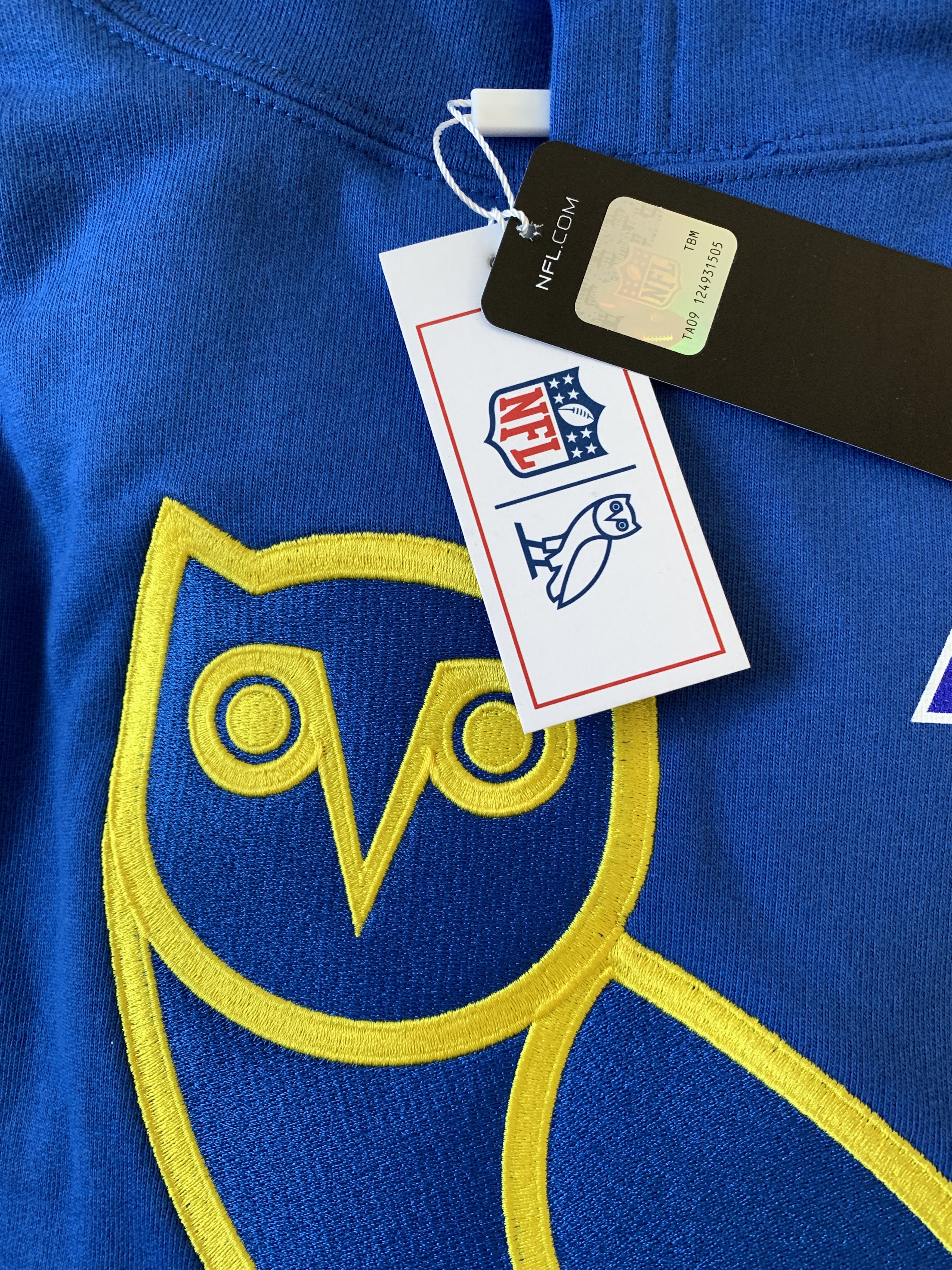 Drake *RARE* OVO x NFL Los Angeles Rams OG Owl Hoodie XXXL Size US XXL / EU 58 / 5 - 6 Thumbnail