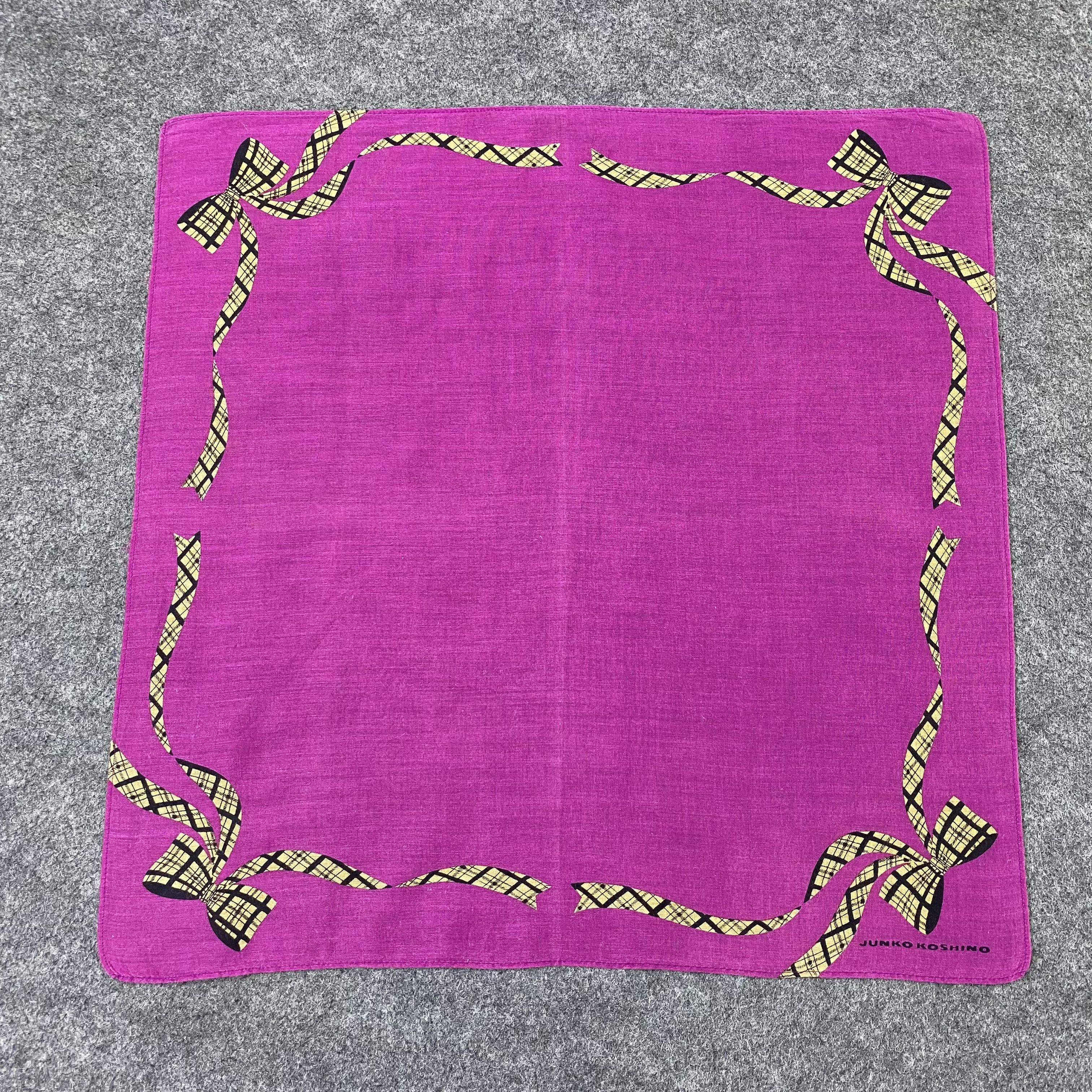 Japanese Brand Junko Koshino Handkerchief Neckerchief Bandana-B1978 Size ONE SIZE - 3 Thumbnail