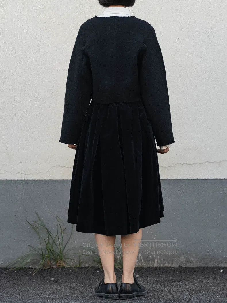 Comme des Garcons Comme Des Garcons Early Black Wool Ripped Jacket Size S / US 4 / IT 40 - 5 Thumbnail
