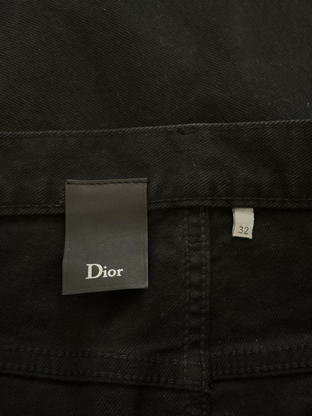 Dior Dior Homme SS11 distressed black denim Size US 32 / EU 48 - 3 Thumbnail