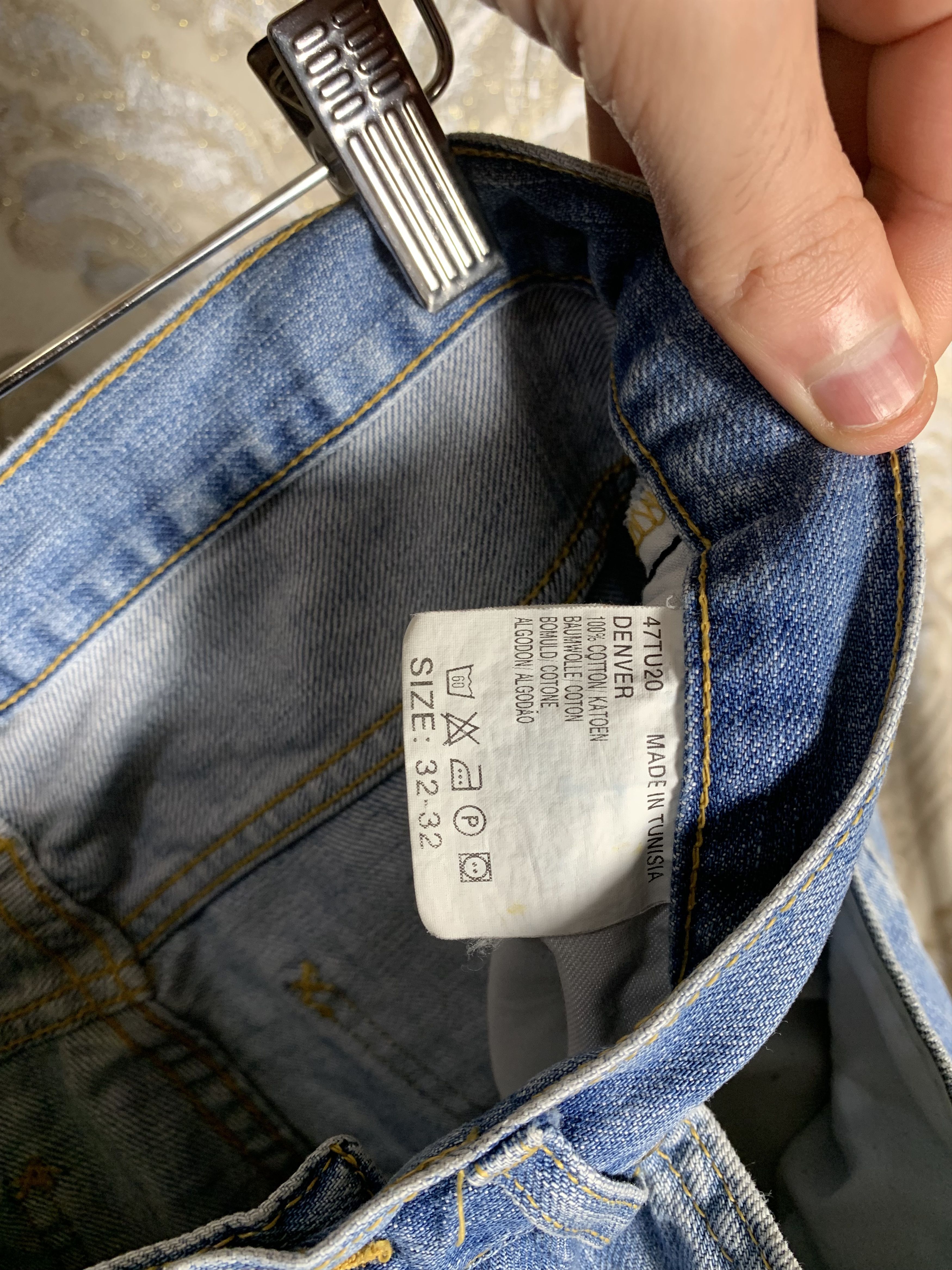 Lee VINTAGE LEE PREMIUM QUALITY DENIM BAGGY JEANS 90s Size US 32 / EU 48 - 6 Thumbnail