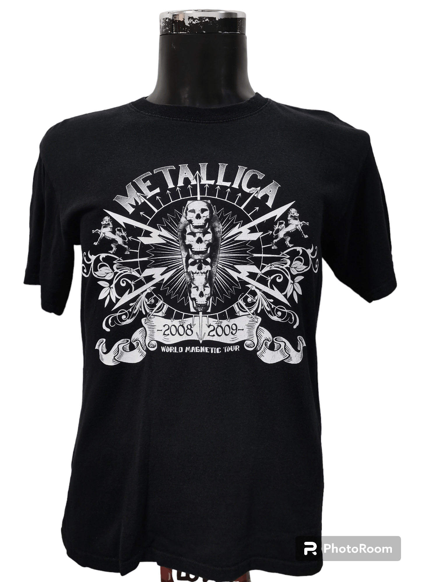 Band Tees × Metallica × Vintage VINTAGE METALLICA MAGNETIC TOUR 2008-2009 Size US M / EU 48-50 / 2 - 1 Thumbnail