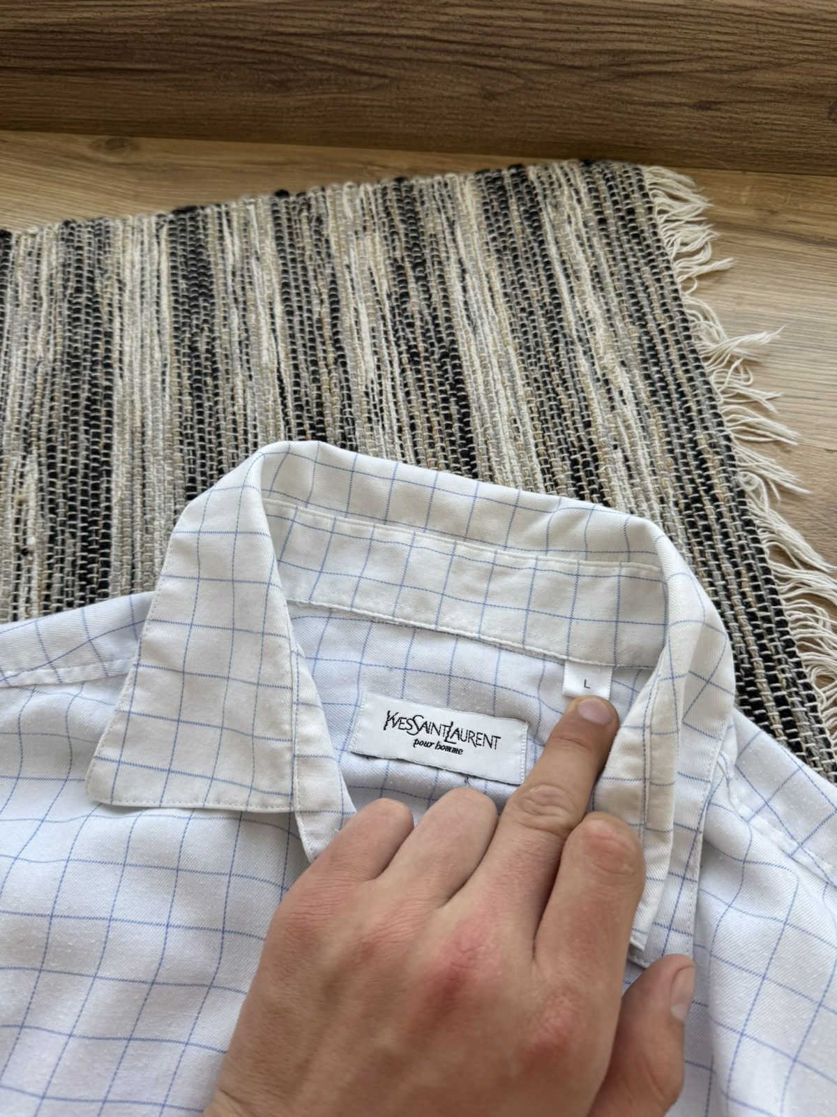 Other Vintage Yves Saint Laurent YSL button up shirt Size US L / EU 52-54 / 3 - 7 Thumbnail