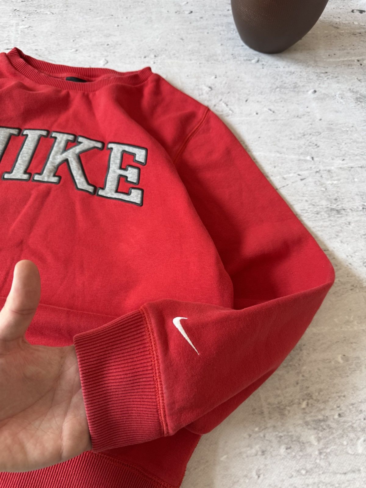 Nike × Vintage NIKE VINTAGE 00s y2k OVERSIZE BAGGY SWEATSHIRT CENTER LOGO Size US S / EU 44-46 / 1 - 4 Thumbnail