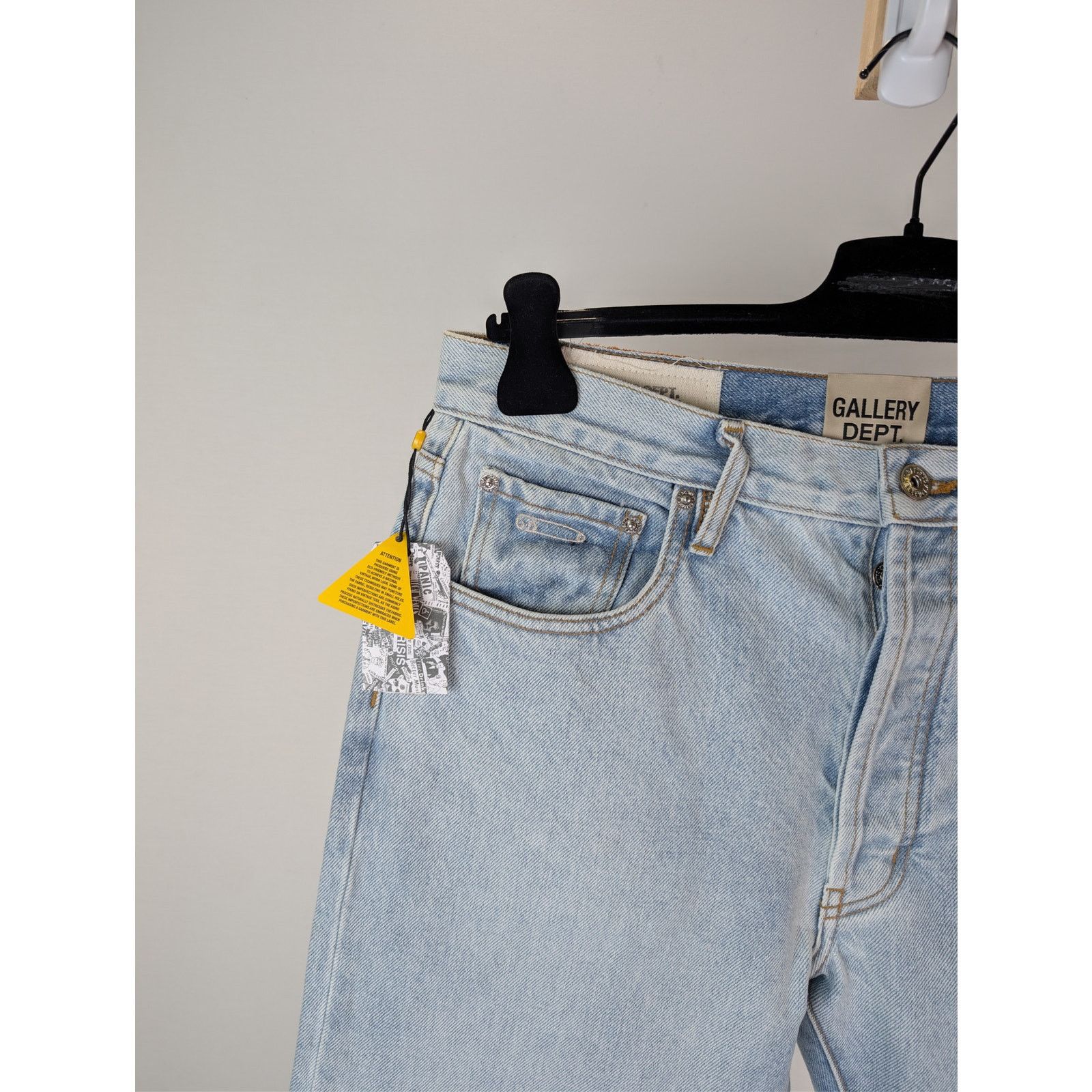 Gallery Dept. o1rshd1 Size: 34 x 32 / Pascal 5001 Straight-Leg Denim Jeans Size US 34 / EU 50 - 6 Thumbnail