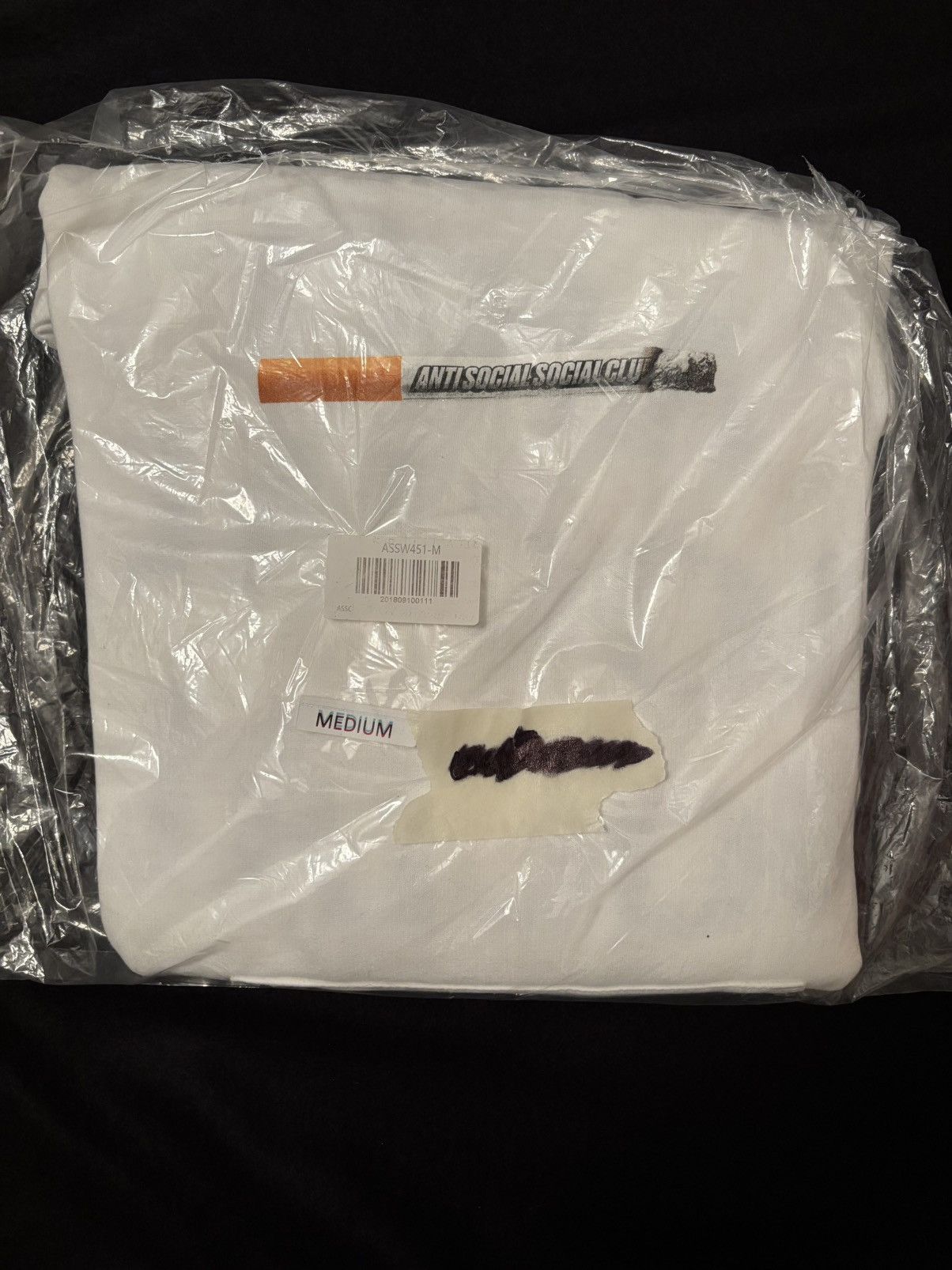 Anti Social Social Club Anti social social club Cigarette white hoodie Size US M / EU 48-50 / 2 - 3 Thumbnail