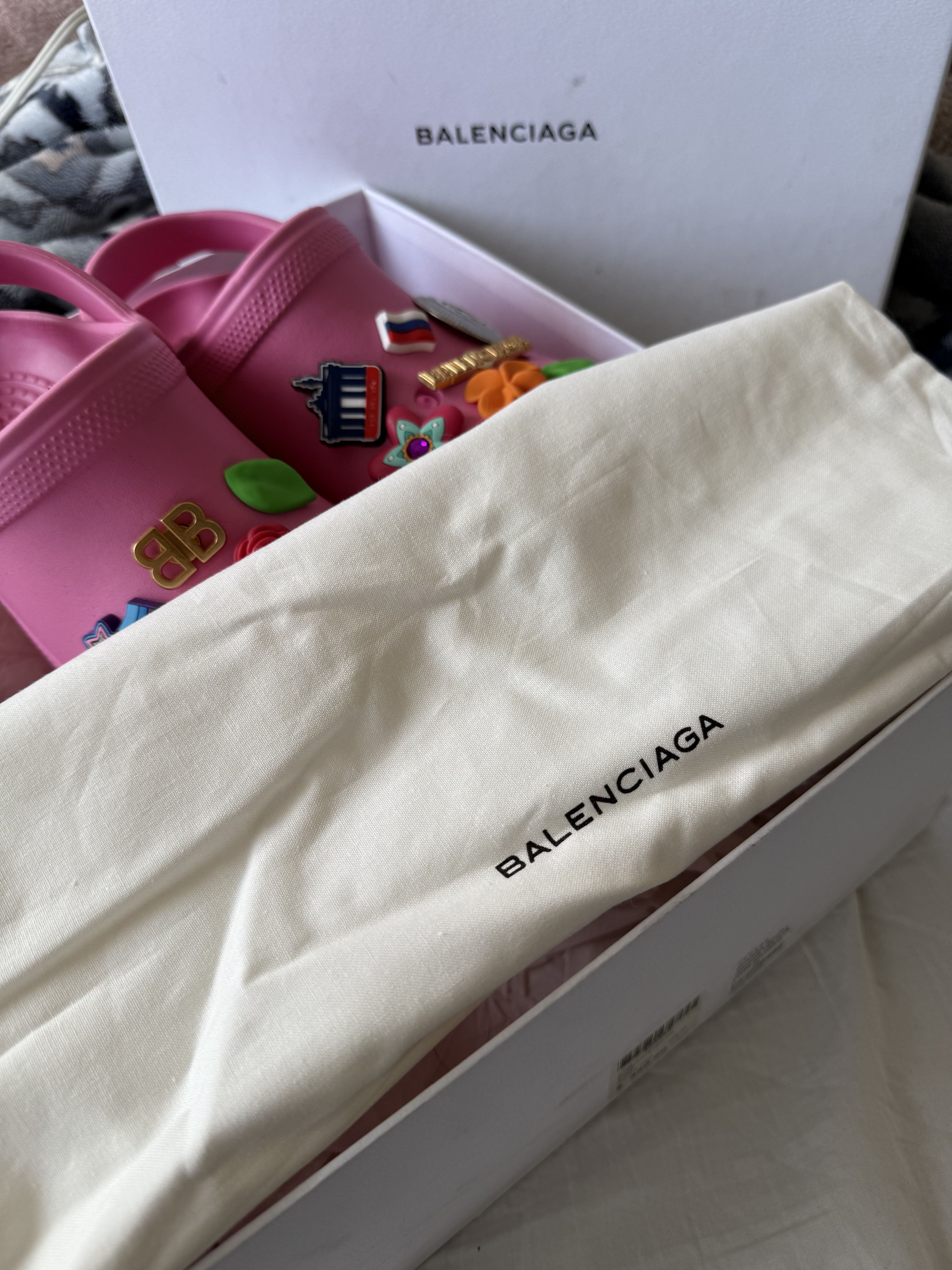 Balenciaga BALENCIAGA CROCS (W Main Acc Sandal W1GH0) Size US 6 / EU 39 - 7 Thumbnail