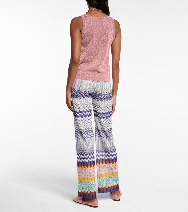 Missoni MISSONI Metallic Pink Tank Top Size 50 IT Size XL / US 12-14 / IT 48-50 - 3 Thumbnail