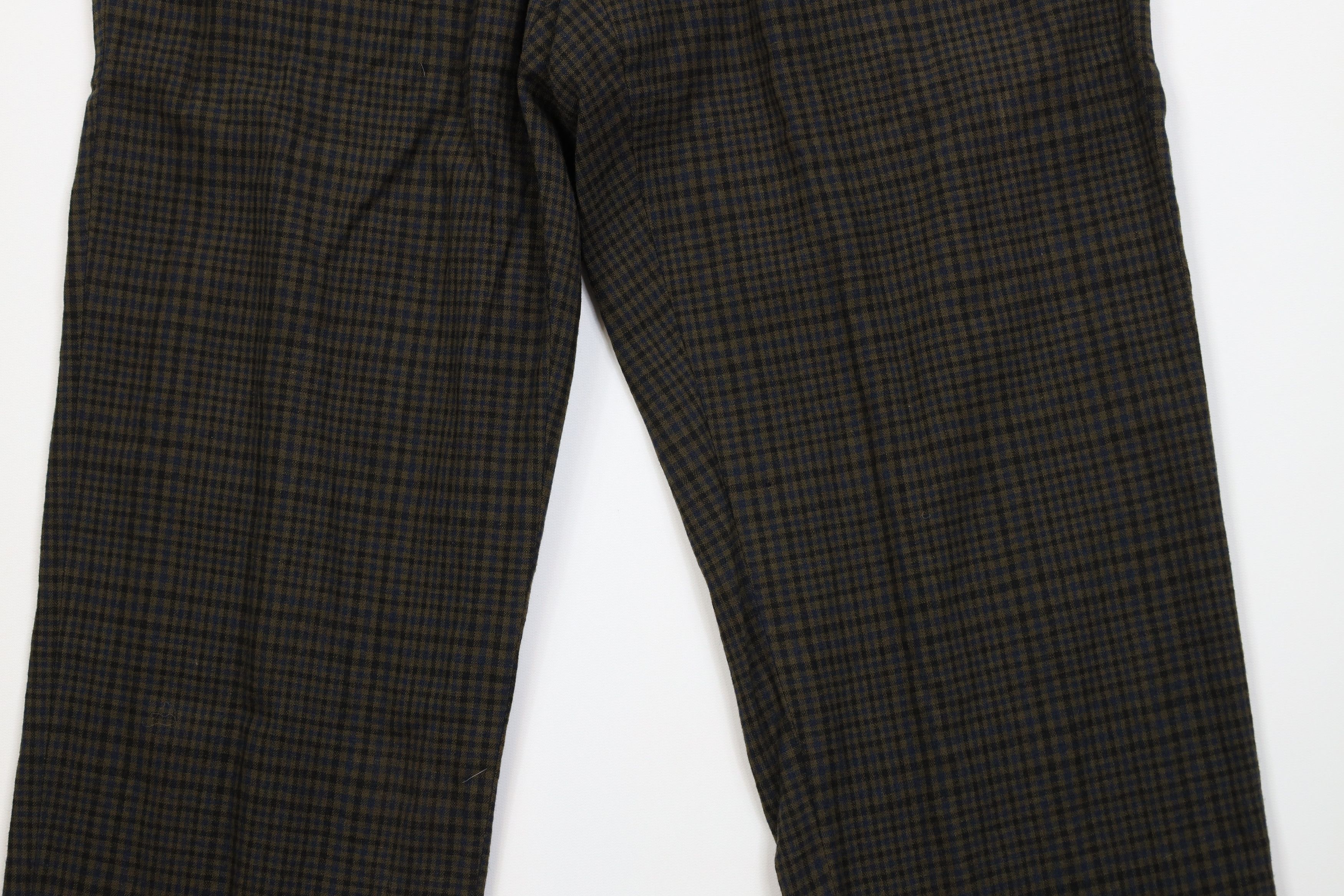 Vintage Vintage 50s Streetwear Flannel Wool Knit Wide Leg Pants USA Size US 34 / EU 50 - 3 Thumbnail