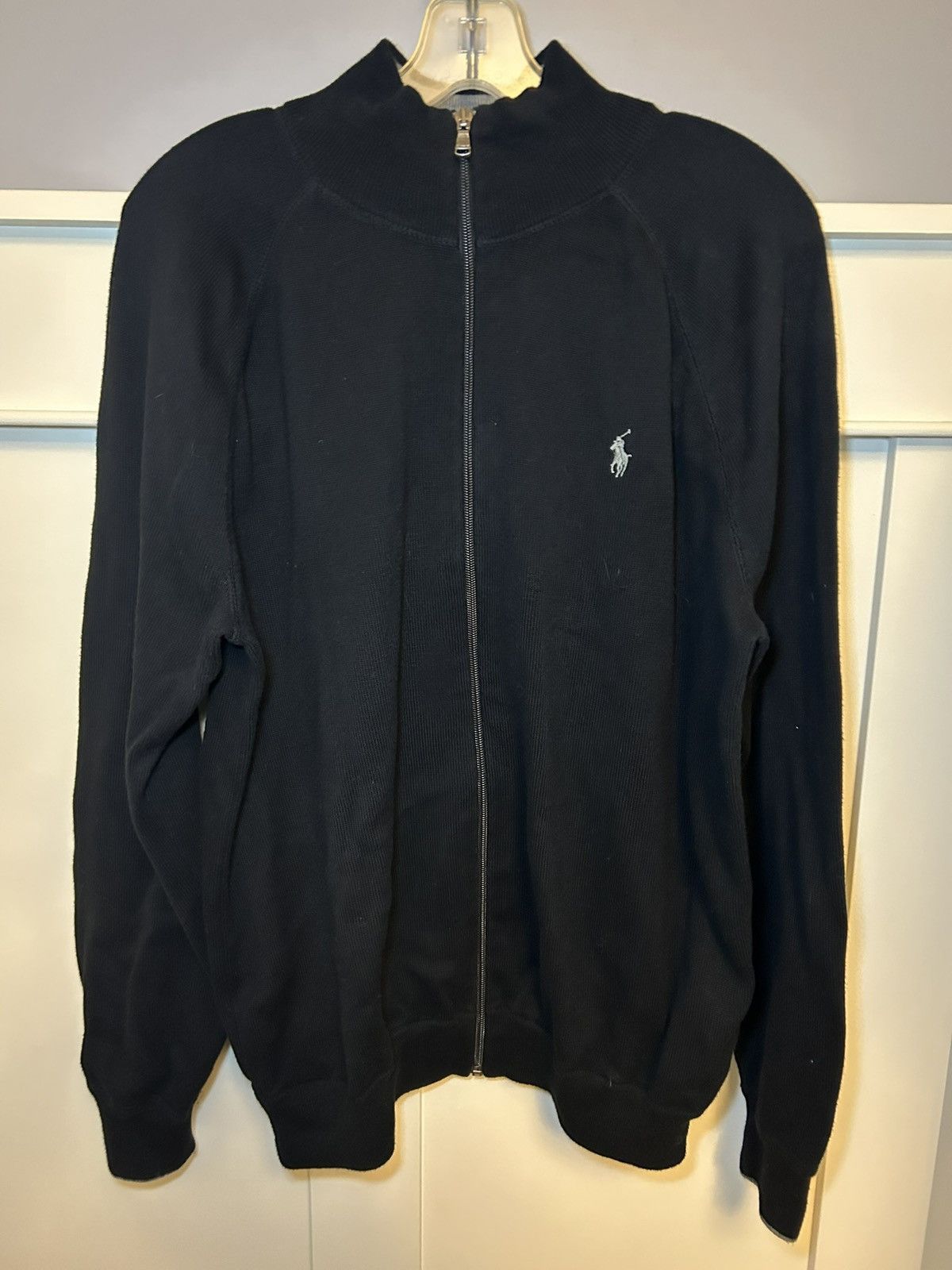Polo Ralph Lauren Vintage Polo Ralph Lauren classic pony knit zip-up sweater Size US L / EU 52-54 / 3 - 1 Thumbnail