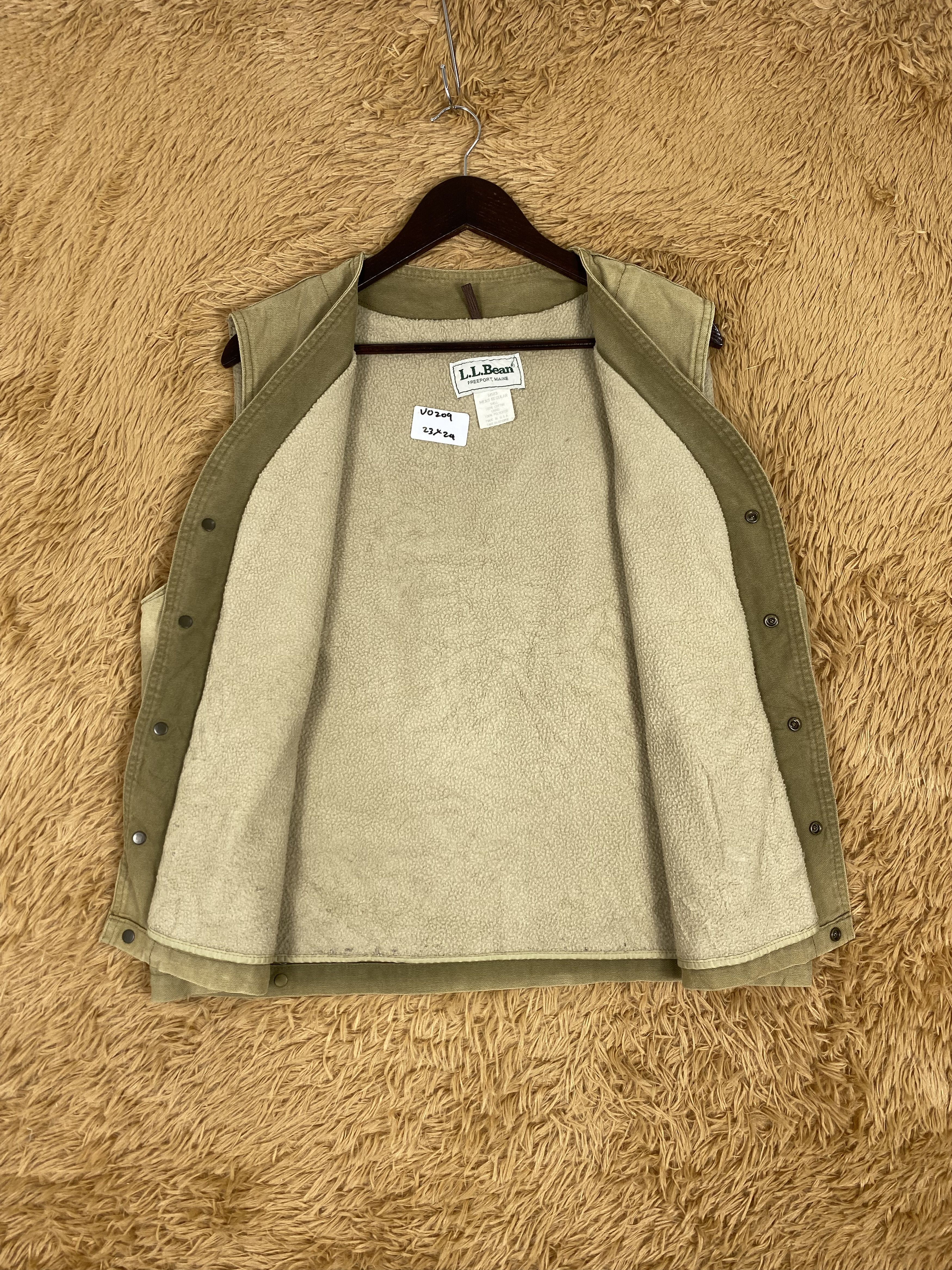 L.L. Bean Vintage LL Bean Fleece Lining Faded Vest Size US M / EU 48-50 / 2 - 5 Thumbnail
