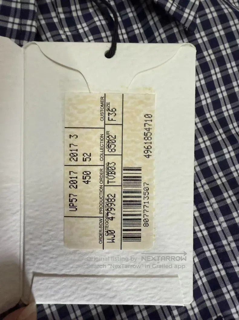 Balenciaga Balenciaga Black and white check collar medium-sleeve shir Size XS / US 0-2 / IT 36-38 - 4 Thumbnail