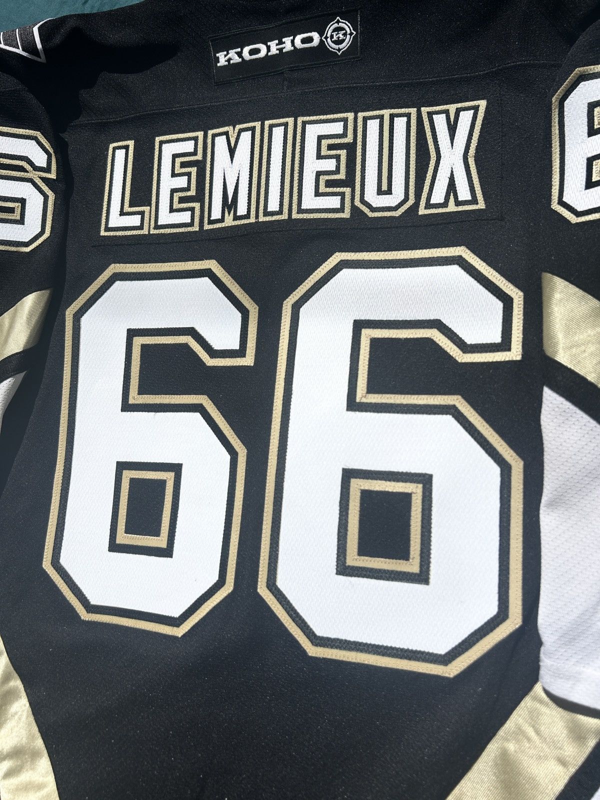 Koho × NHL Koho Pittsburgh Penguins Mario Lemieux NHL Jersey Size US M / EU 48-50 / 2 - 7 Thumbnail