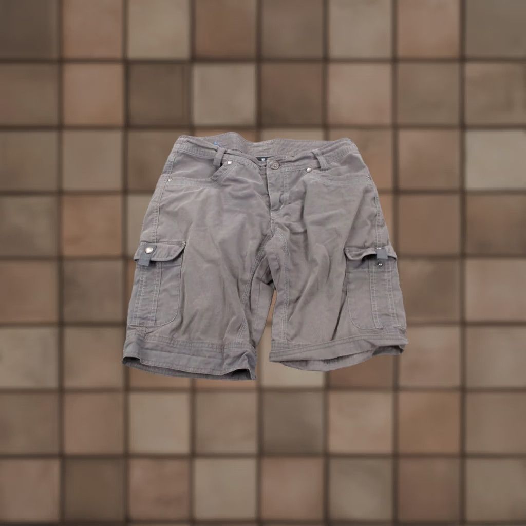 Vintage Kuhl Shorts Mens 6 Gray Cargo Utility Hiking Workwear Outdoor Climbing Camping Shirt Womens Size 30" / US 8 / IT 44 - 1 Thumbnail