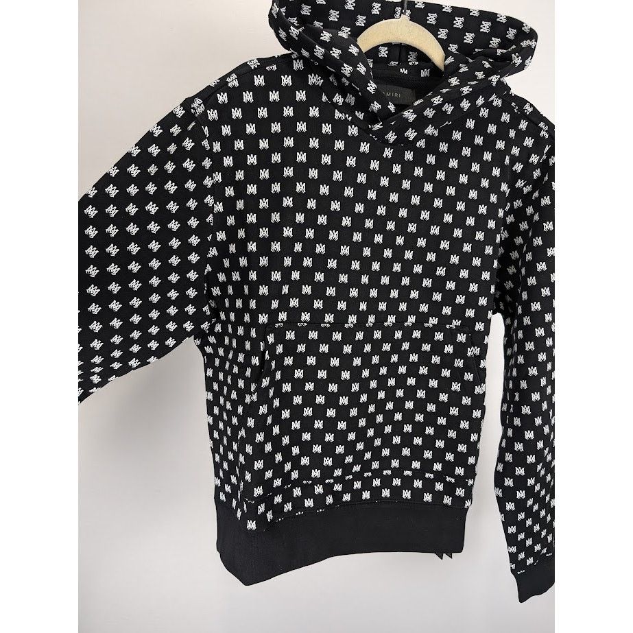 Amiri o1rshd1 All Over MA Hoodie in Black Size US L / EU 52-54 / 3 - 9 Thumbnail