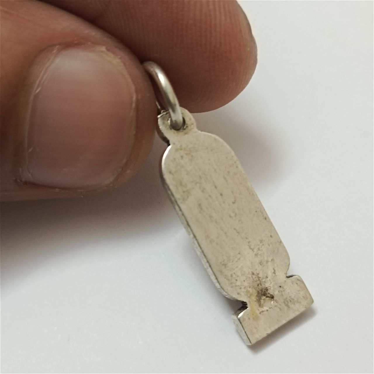 Handmade Egyptian silver cartouche pendant pharaoh scarab silver 925 Size ONE SIZE - 3 Thumbnail