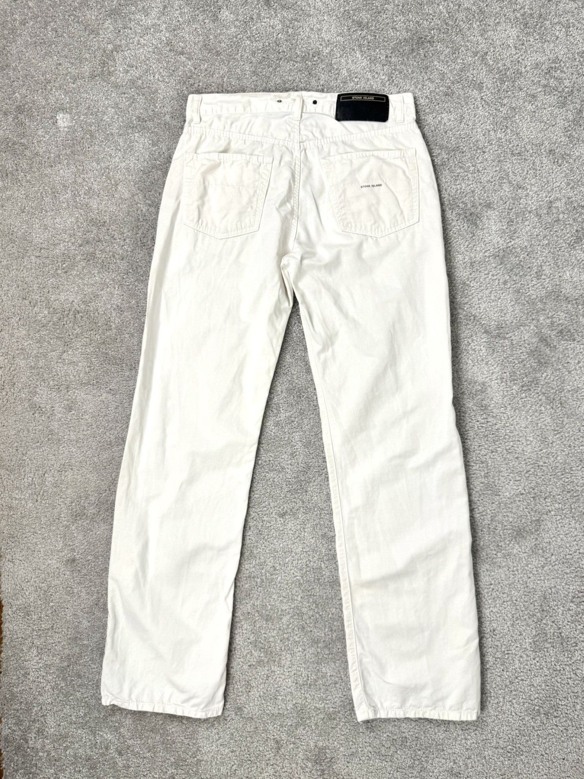 Stone Island Stone Island Jeans Pants Size 34 Mens Cream Cottone Linen Size US 34 / EU 50 - 2 Thumbnail
