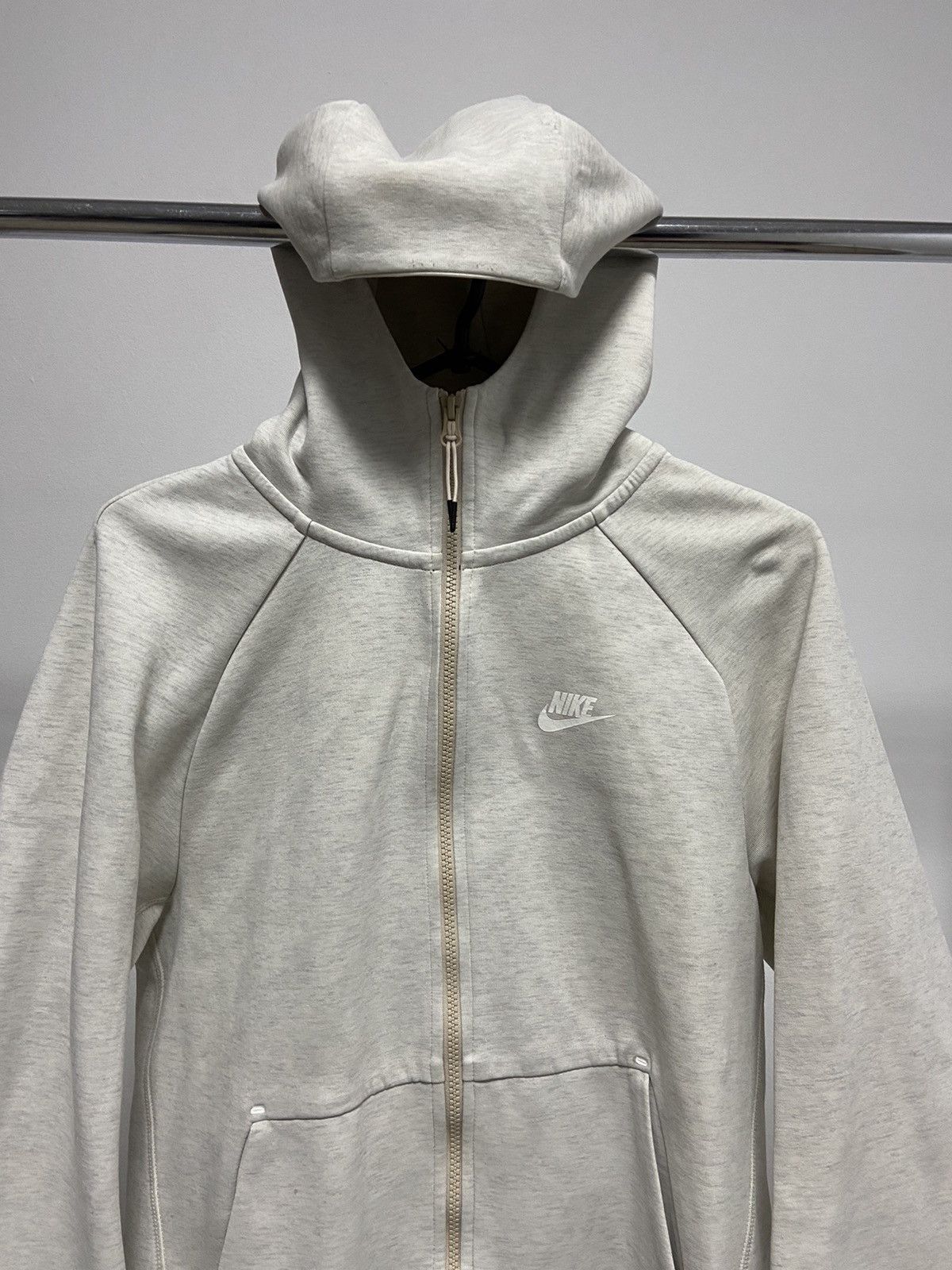 Nike × Vintage Nike tech fleece Vintage tech fleece Zip Hoodie Y2K Drill Size US M / EU 48-50 / 2 - 2 Thumbnail