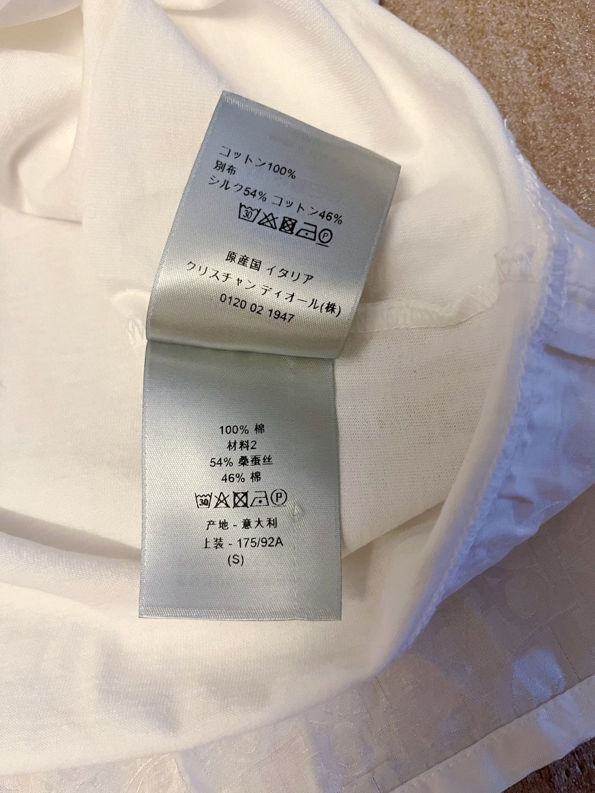 Dior Dior double-layer letter T-shirt Size US S / EU 44-46 / 1 - 5 Thumbnail