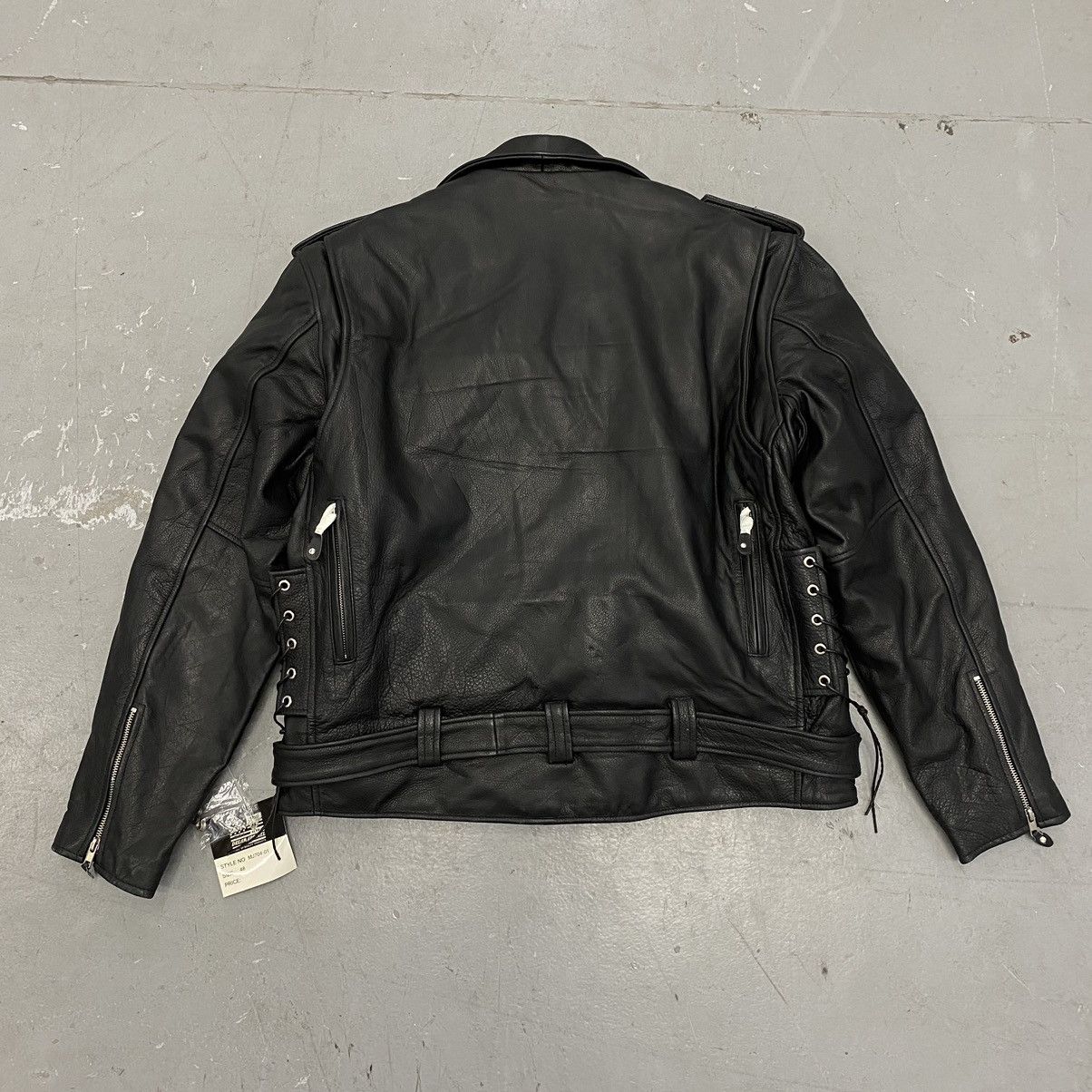 Harley Davidson × Vintage Vtg Bikers Dream Heavy Biker Jacket Cafe Racer Zip Up Size US L / EU 52-54 / 3 - 9 Thumbnail