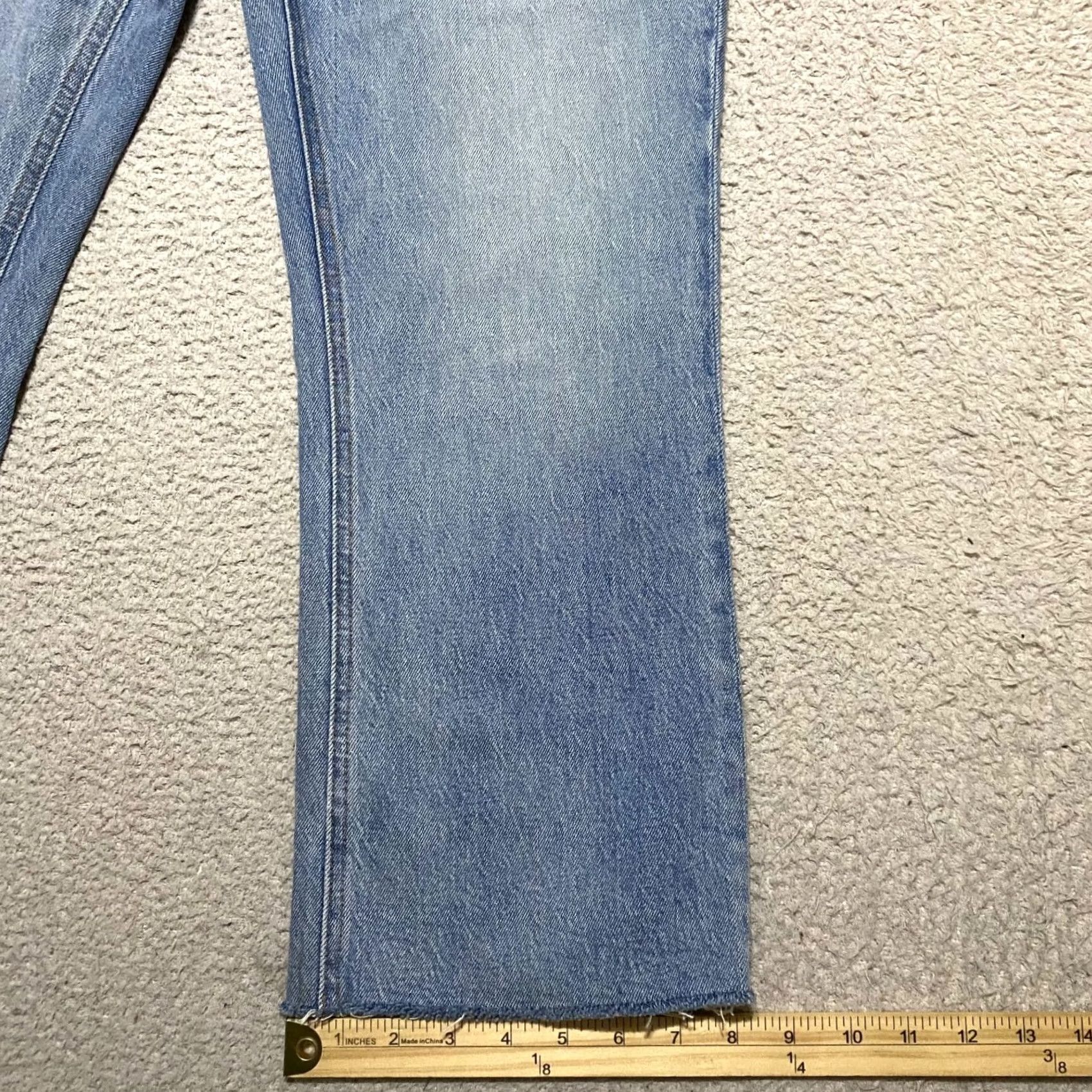J.Crew J.CREW Jeans Women's 31 Blue Denim Medium Wash Bootcut Crop High Rise 5-Pocket 25in Inseam Regular Rise Denim Shirt? Size 24" / US 00 / IT 34 - 5 Thumbnail