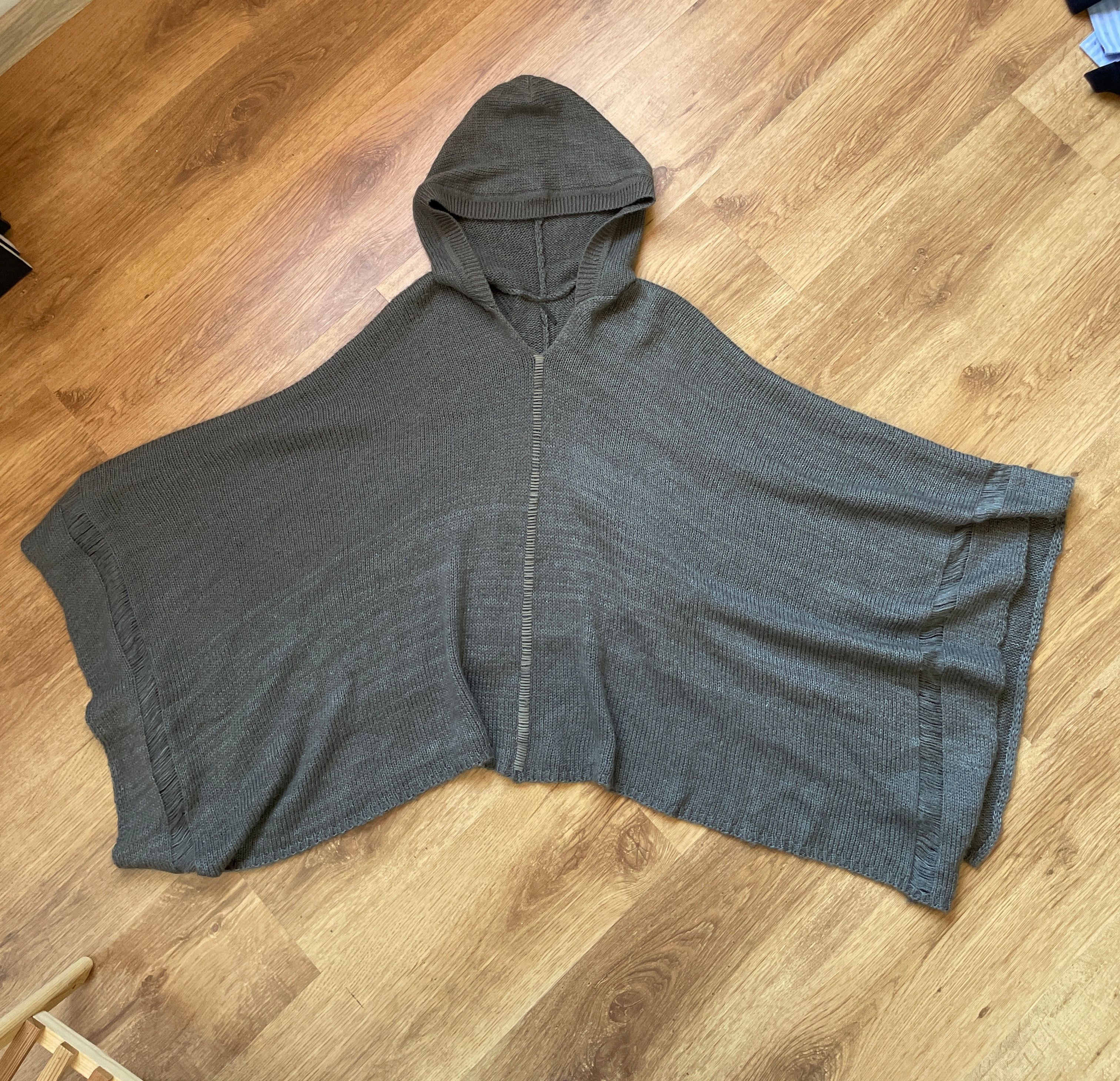 Other Monarc 1 Avant Garde Womens Handmade Mohair Draped Poncho Size ONE SIZE - 2 Thumbnail
