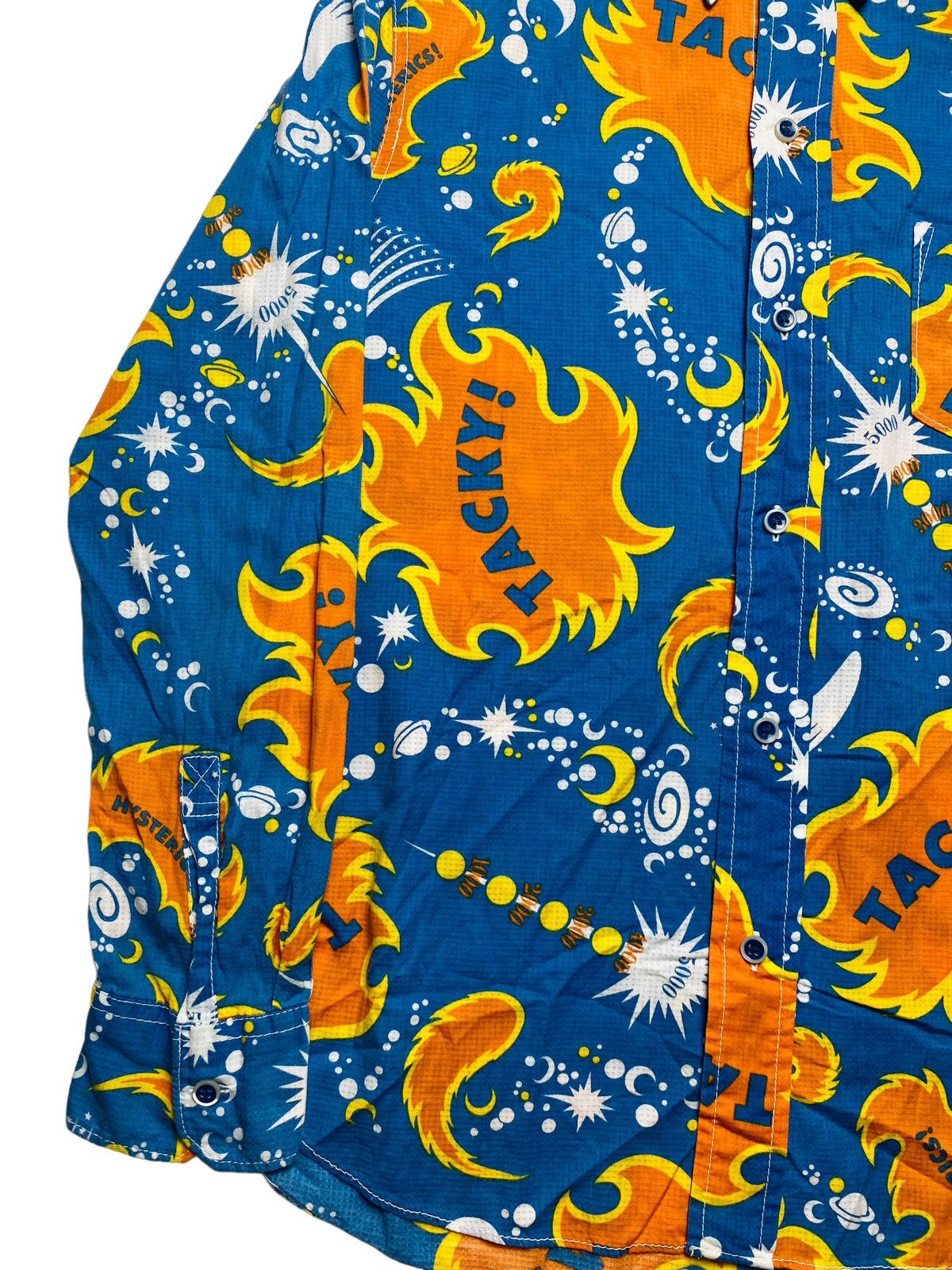 Hysteric Glamour 1990s Hysteric Glamour - Tacky Flame Shirt Size US M / EU 48-50 / 2 - 3 Thumbnail