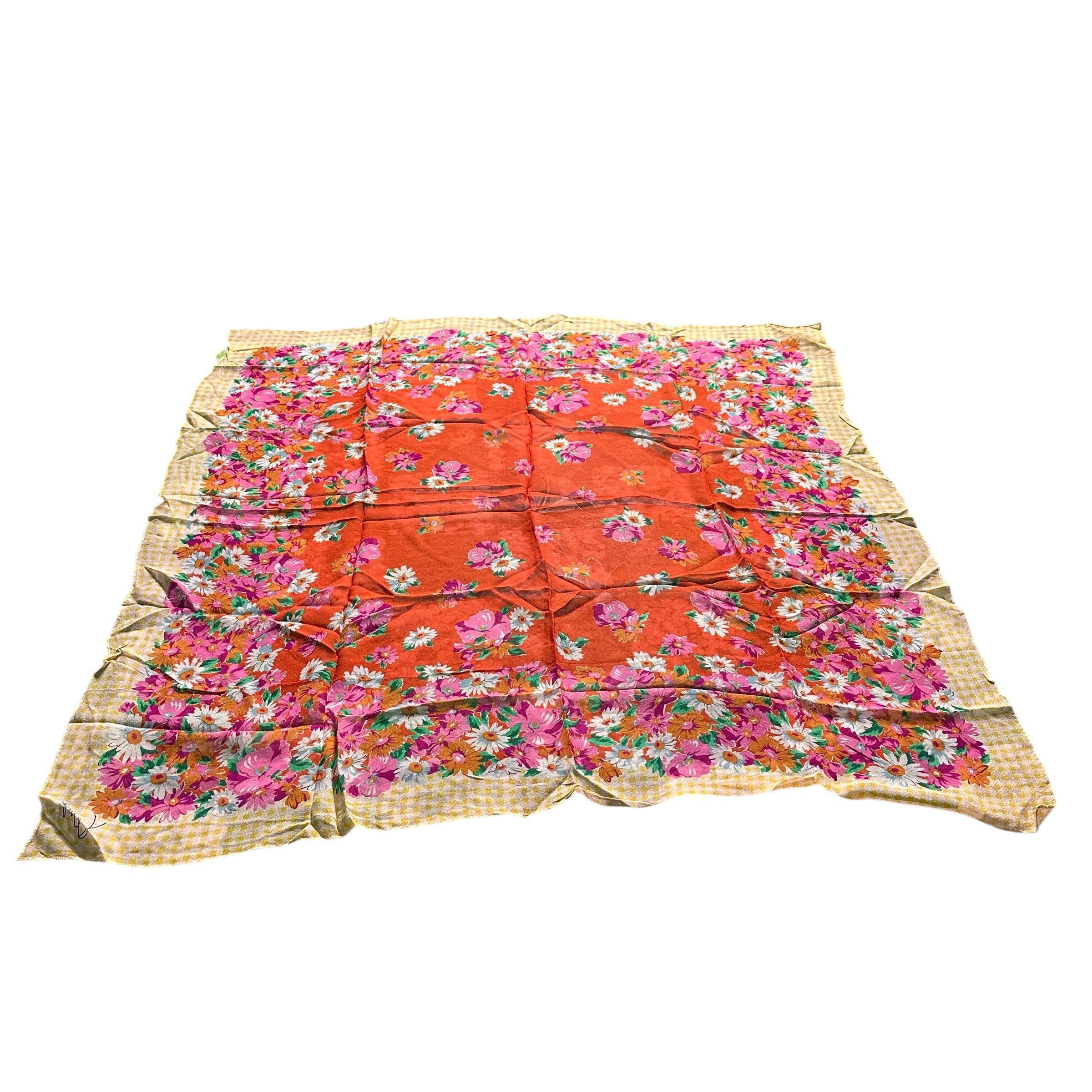 Japanese Brand × Kenzo × Silk Laundry 🔥RARE🔥Kenzo Paris Silk Neckerchief Scarf Headband Size ONE SIZE - 2 Thumbnail
