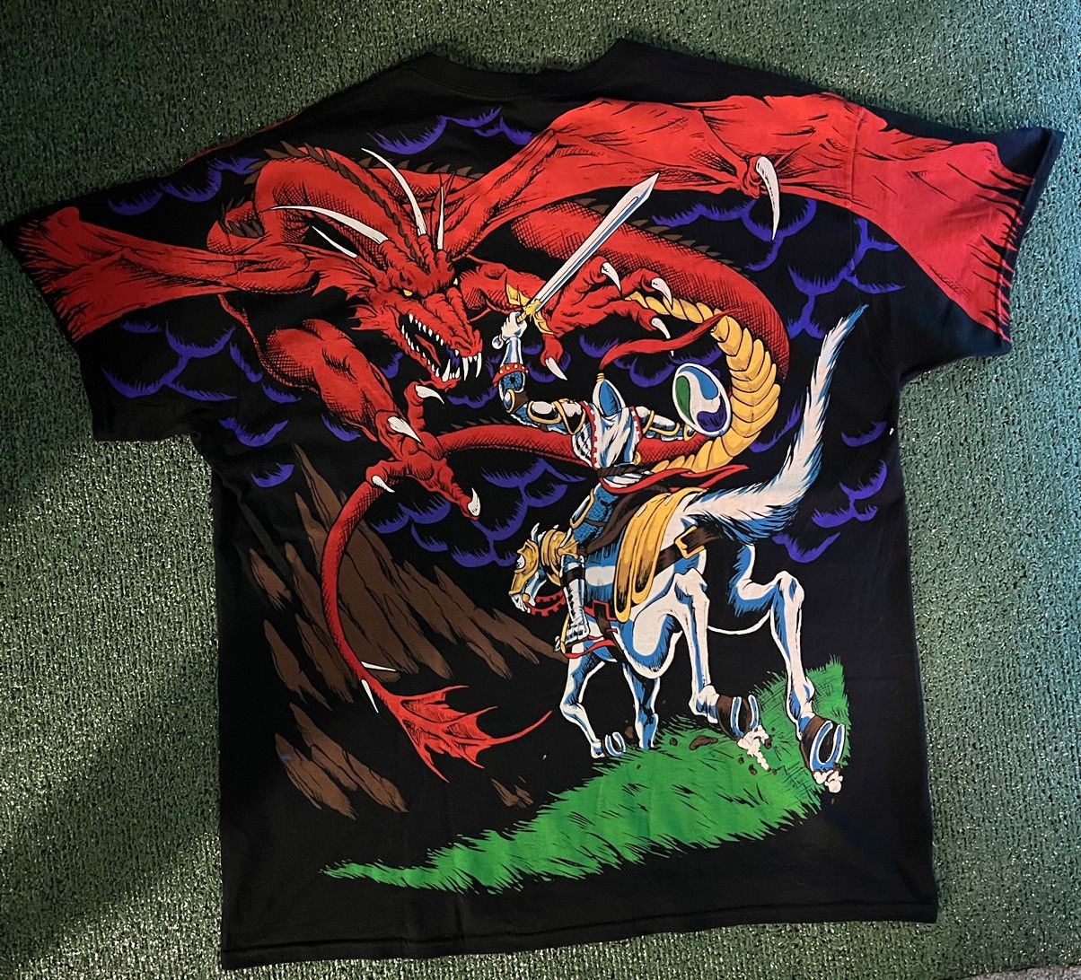 Liquid Blue AOP Modern Liquid Blue Dragon T-Shirt Size Large Size US XL / EU 56 / 4 - 2 Thumbnail