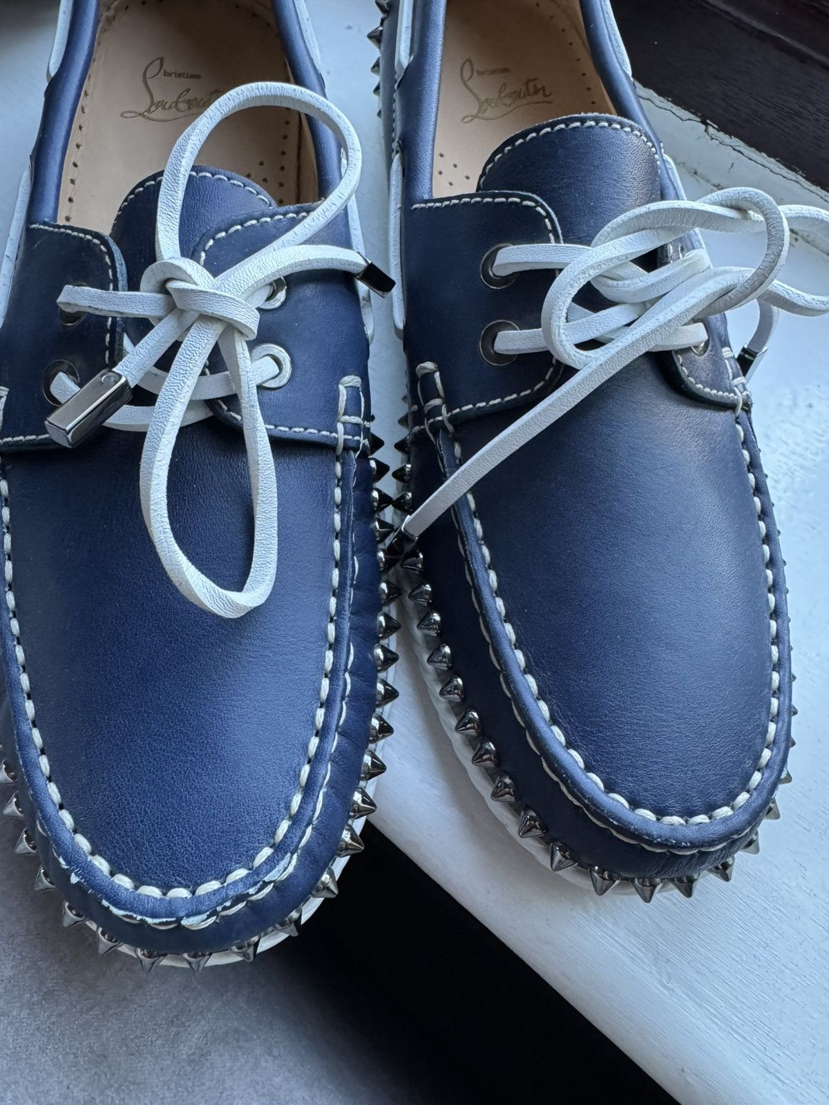 Christian Louboutin CHRISTIAN LOUBOUTIN deck boat shoes marked size 41.5 Size US 8.5 / EU 41-42 - 3 Thumbnail
