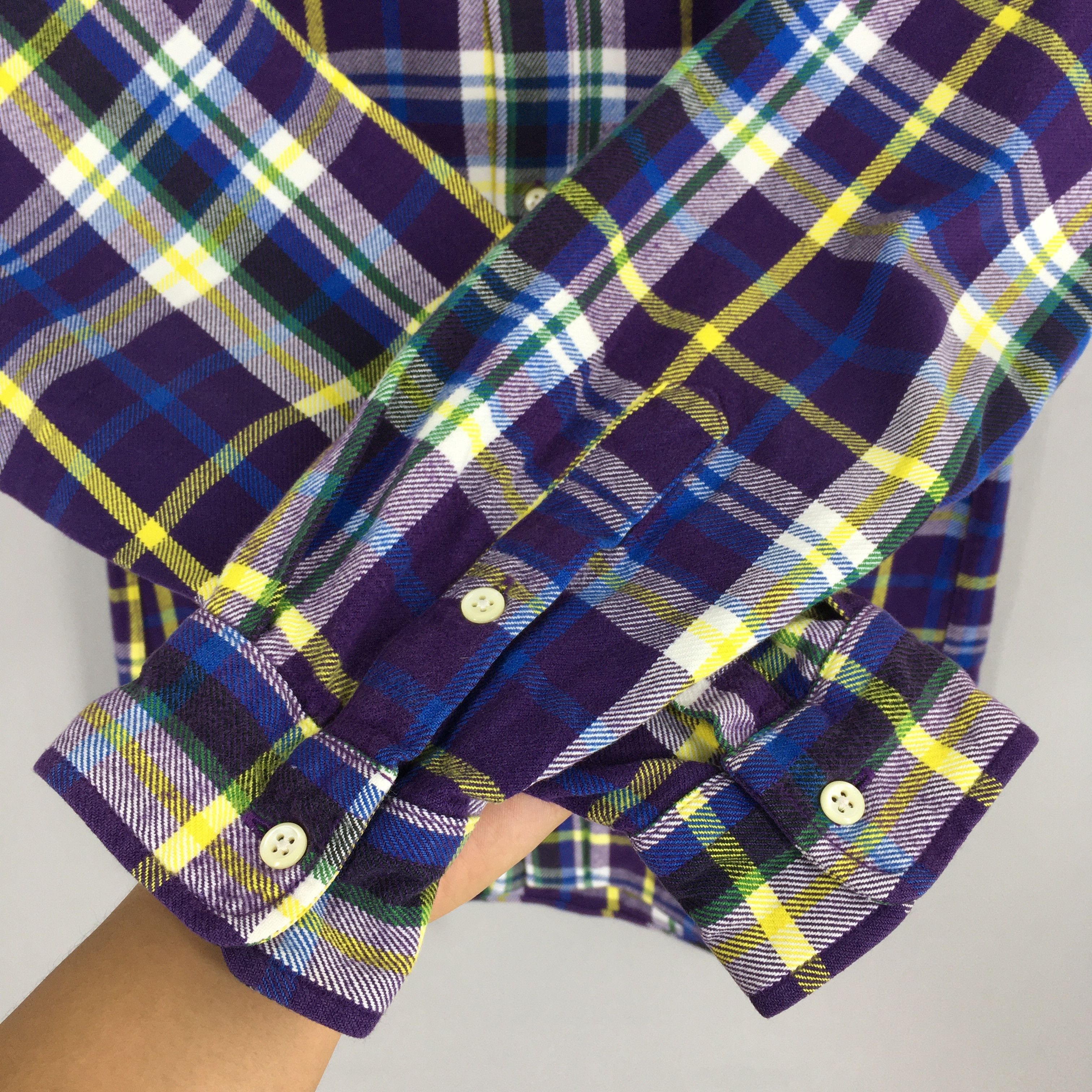Polo Ralph Lauren Vintage 90's Polo Ralph Lauren Checkered Flannel Shirt S Size US S / EU 44-46 / 1 - 5 Thumbnail