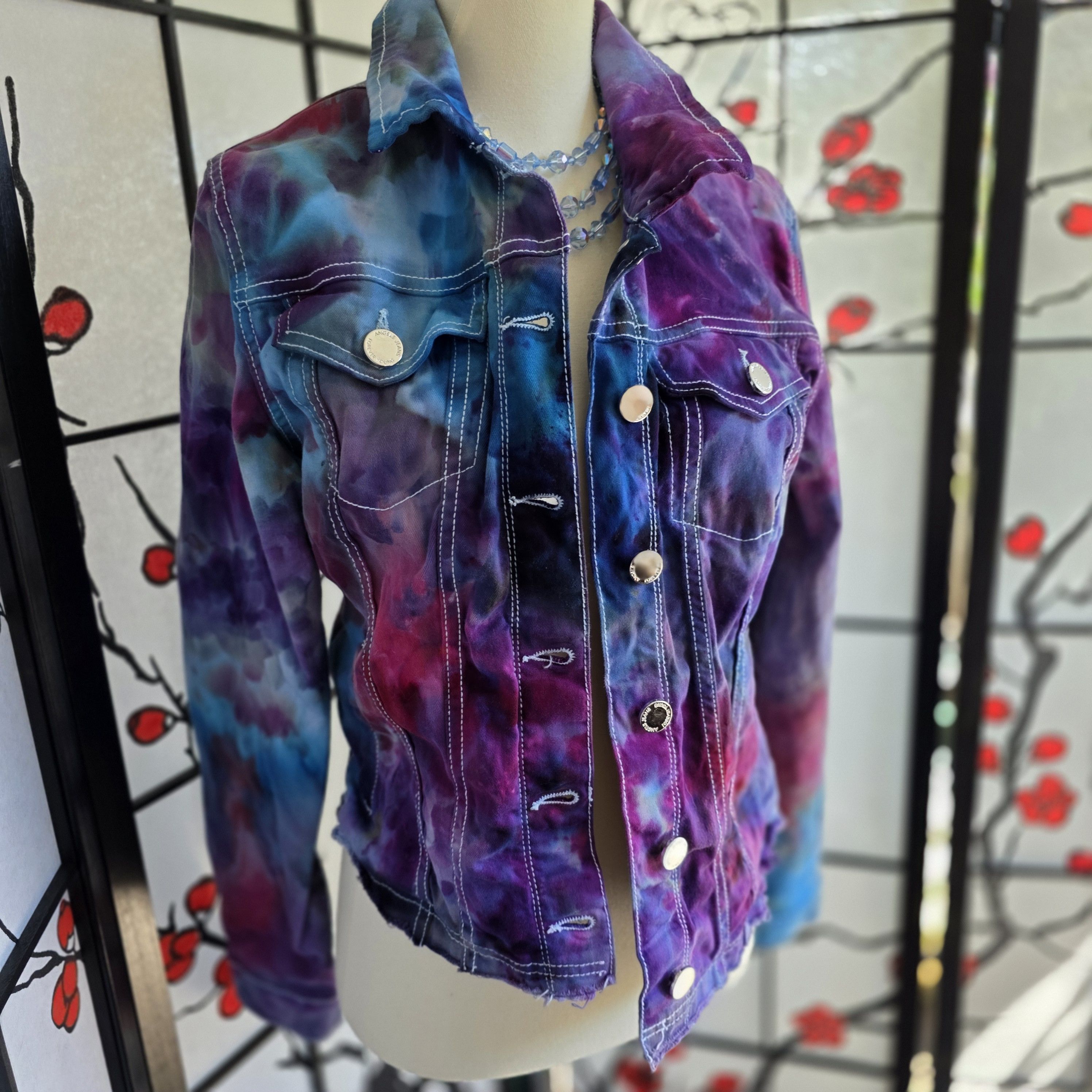 Other Ice Dyed Denim Jacket Size M / US 6-8 / IT 42-44 - 2 Thumbnail
