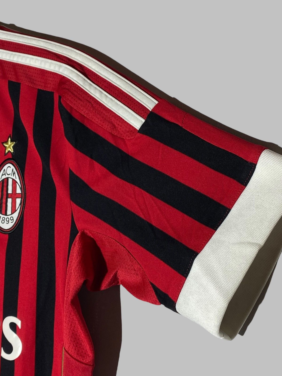 Adidas Adidas AC Milan 2011/12 Football Shirt Soccer Jersey Size US S / EU 44-46 / 1 - 9 Thumbnail