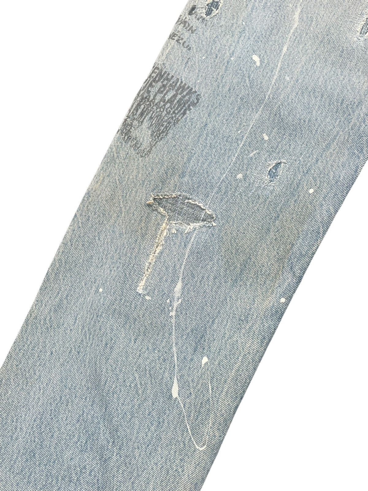 Levi's Vintage 80’s Levis 501 e Usa Distresed Denim Size US 29 - 8 Thumbnail