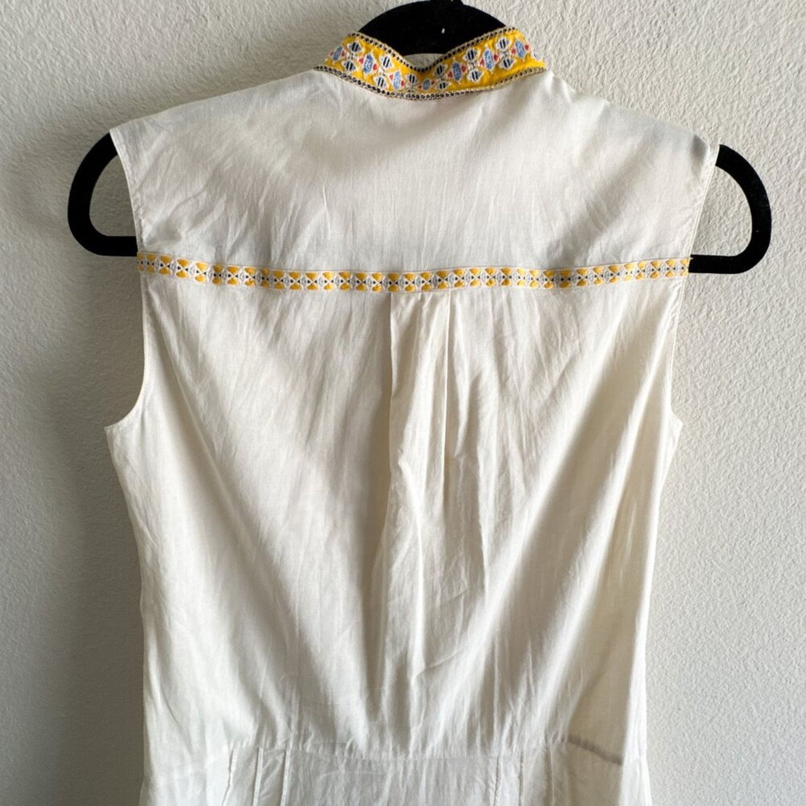 Tory Burch Tory Burch Embroidered Adriana Fit & Flare Dress Size 2 Size XS / US 0-2 / IT 36-38 - 9 Thumbnail