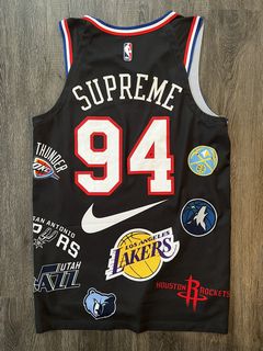 Supreme Nike/NBA Teams Authentic Jersey White Sz 52