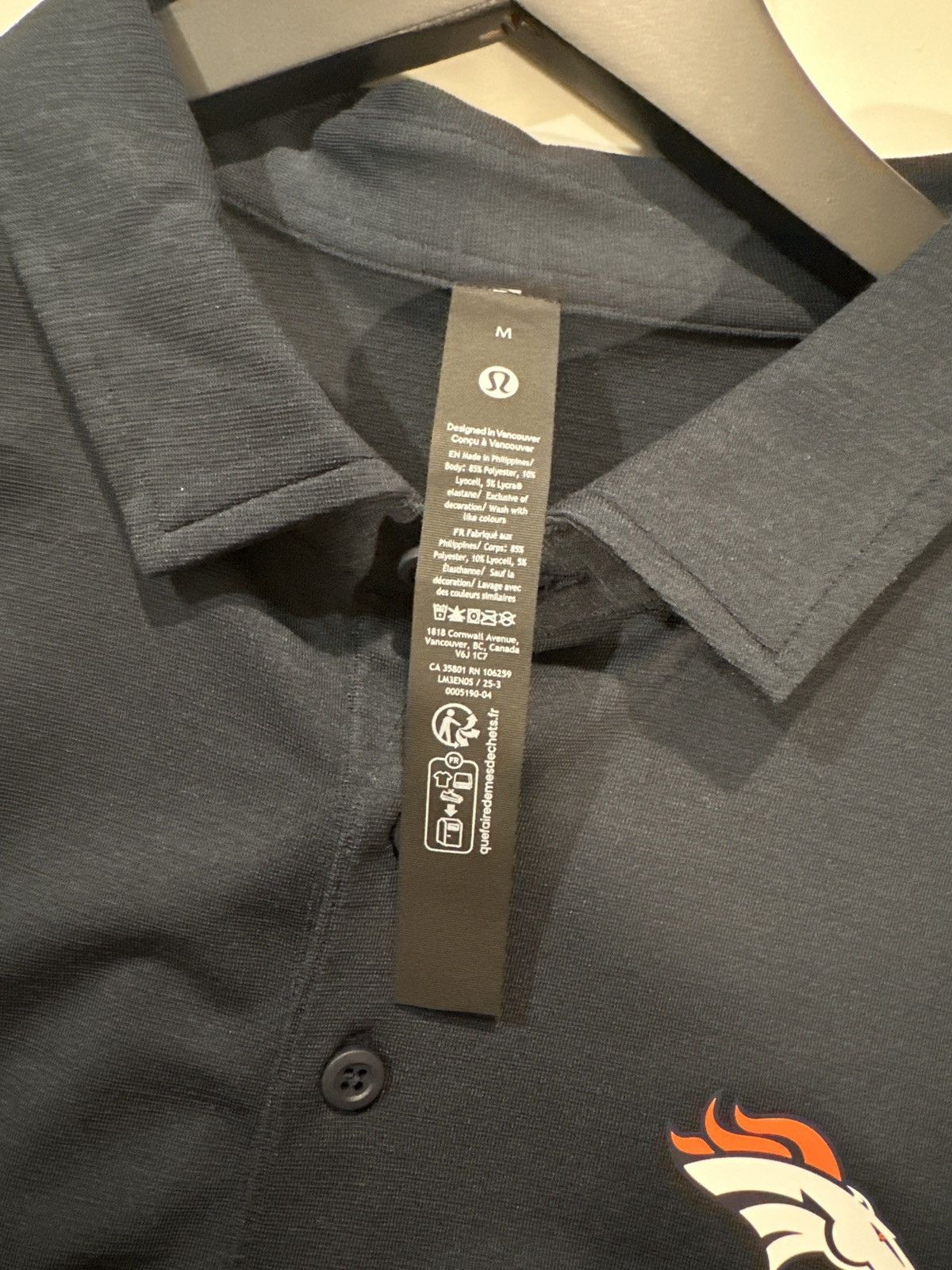 Lululemon Lululemon x NFL x Denver Broncos Polo Size US M / EU 48-50 / 2 - 4 Thumbnail