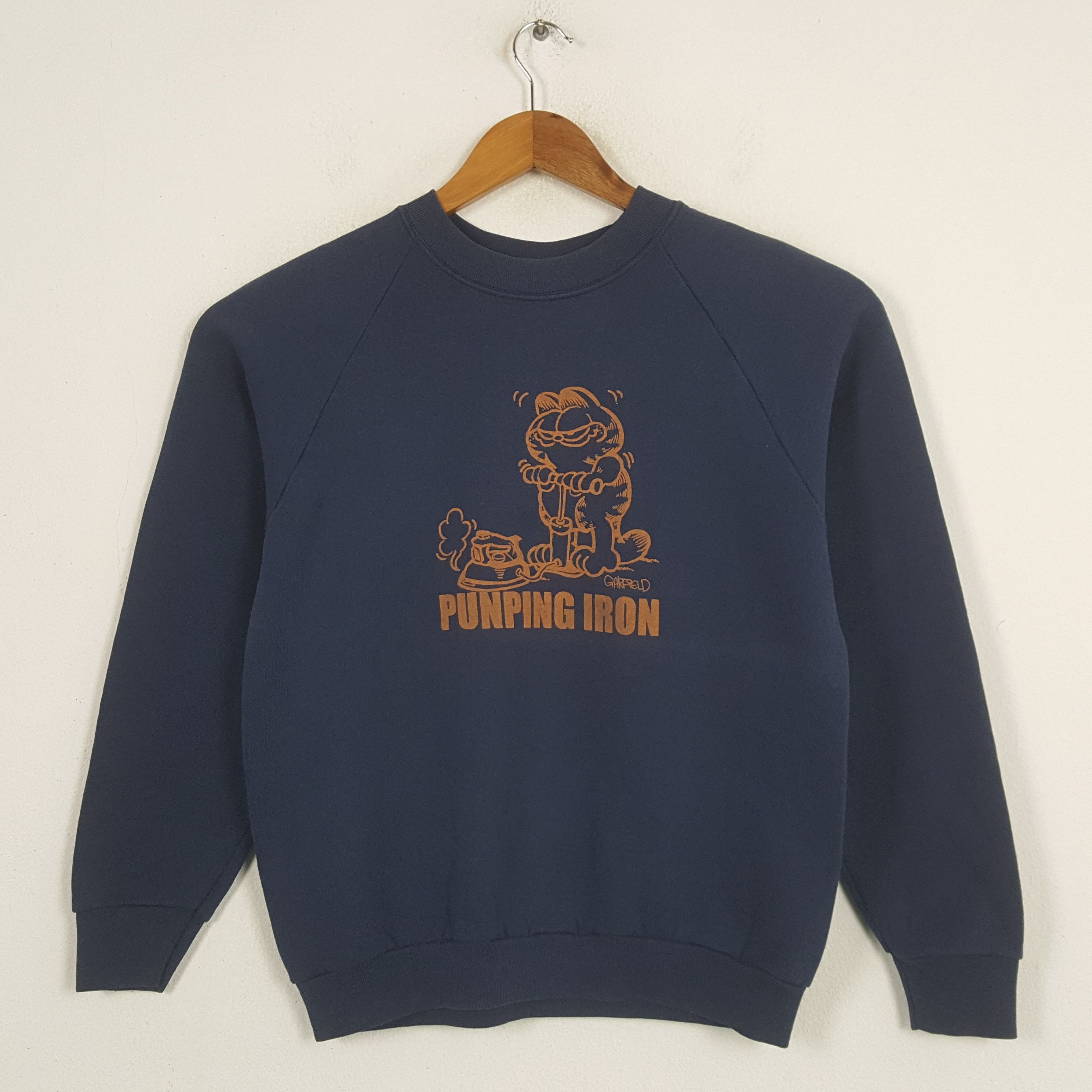 Fruit Of The Loom × Japanese Brand × Vintage Vintage PUNPING IRON Japanese Brand Sweatshirt C290N14 Size US S / EU 44-46 / 1 - 1 Thumbnail