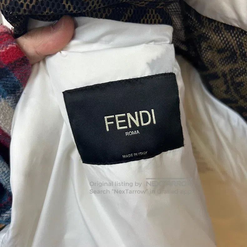 Fendi Fendi White Hooded Down Jacket Adjustable Length Size US M / EU 48-50 / 2 - 3 Thumbnail