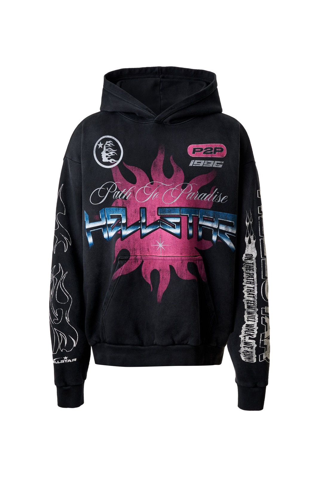 HELLSTAR Hellstar Racer Hoodie Black (NFC) Size US S / EU 44-46 / 1 - 15 Thumbnail