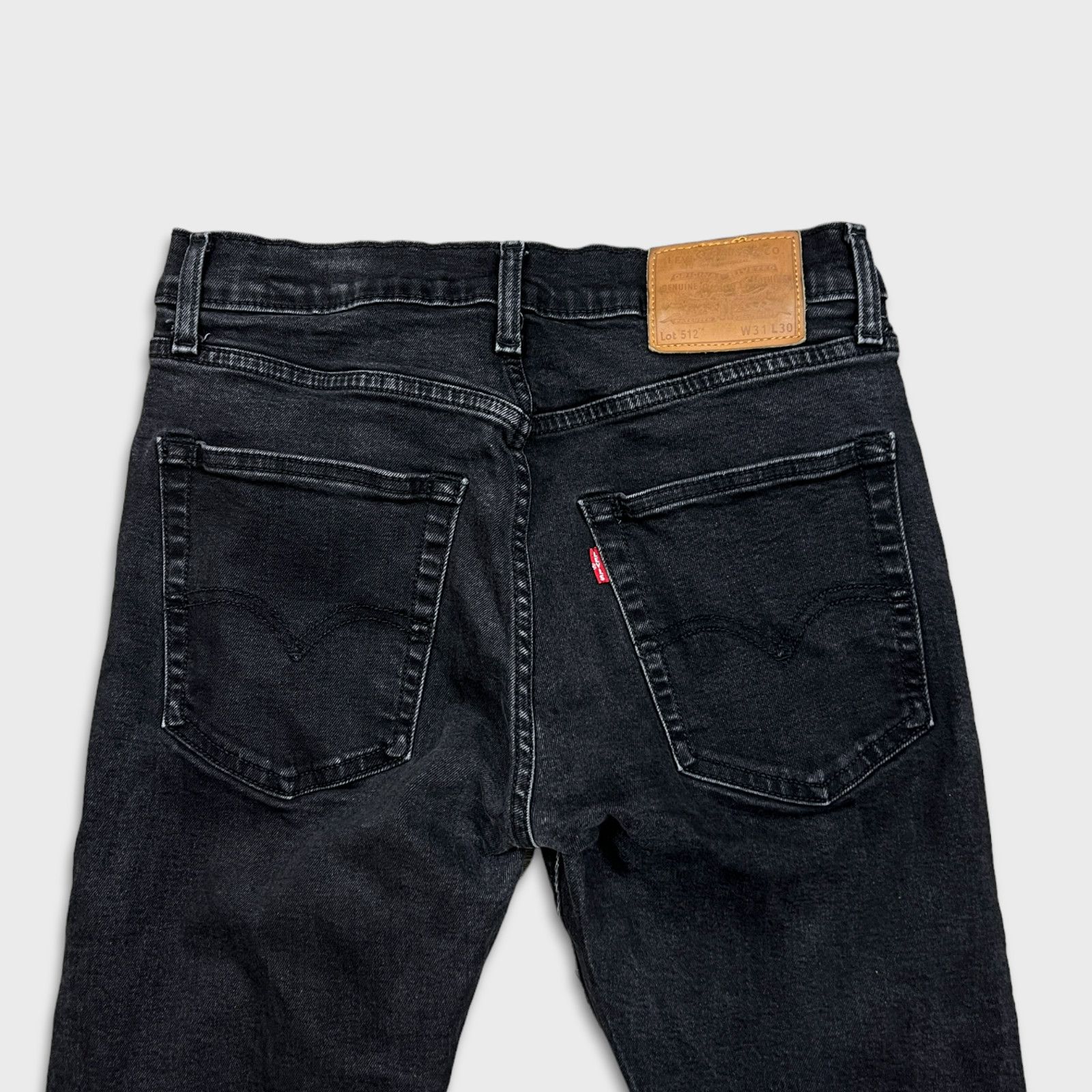 Levi's × Vintage Levi's 512 Jeans 29x27 Slim Taper Dark American Denim Pants Size US 29 - 5 Thumbnail