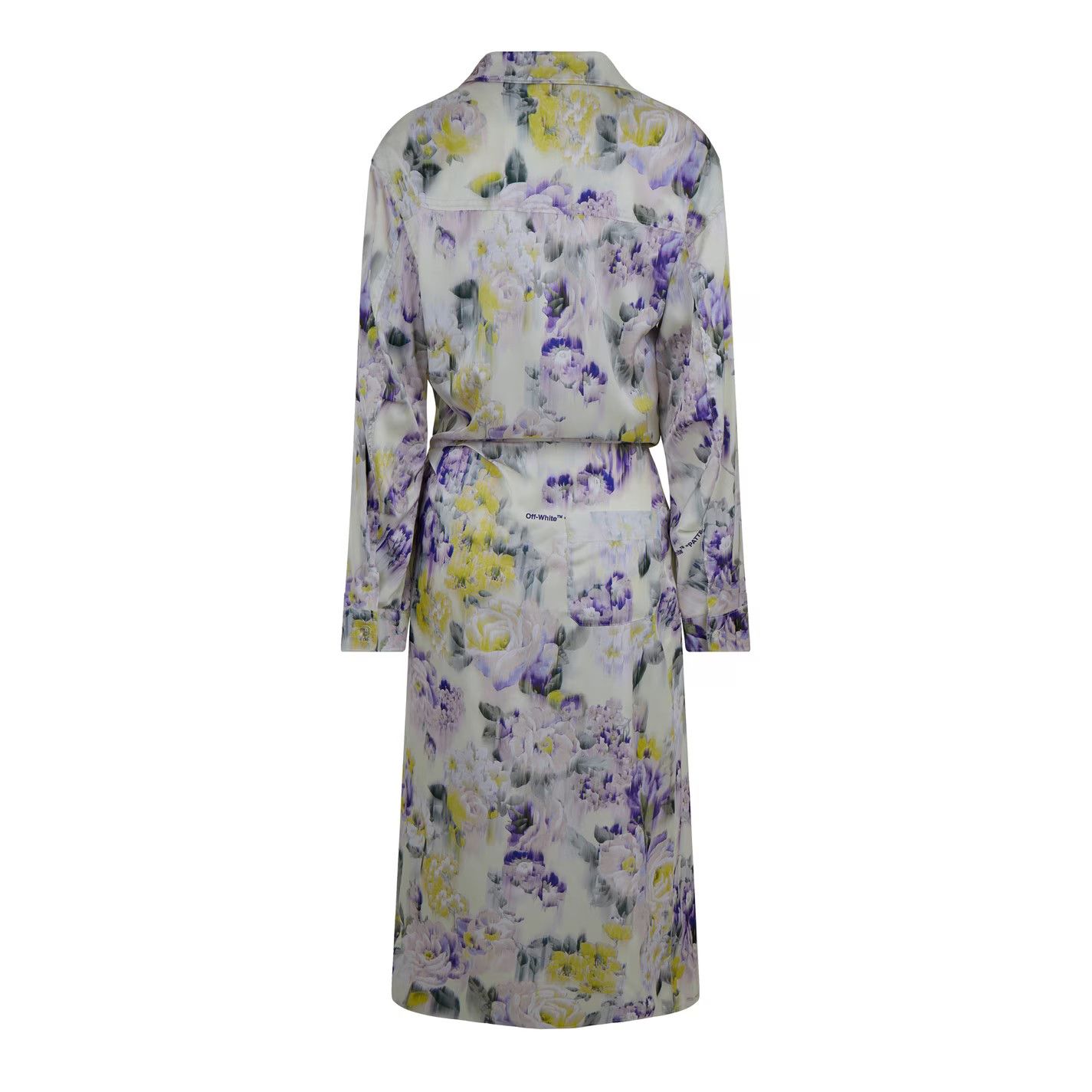Off-White o1g2r1mq0125 Midi Dress in Multicolor Size XS / US 0-2 / IT 36-38 - 2 Thumbnail