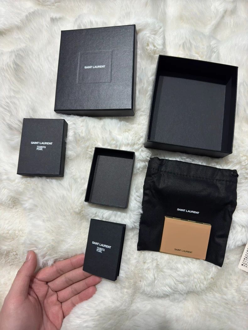 Yves Saint Laurent Saint Laurent Leather Walkman Mirror 2502-Nextarrow Size ONE SIZE - 4 Thumbnail