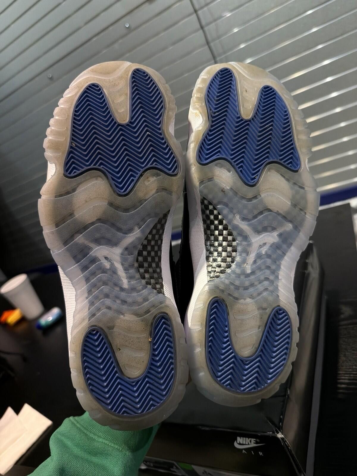 Jordan Brand Nike Air Jordan 11 Retro Low Space Jam Black Royal Size 10.5 Size US 10.5 / EU 43-44 - 11 Thumbnail