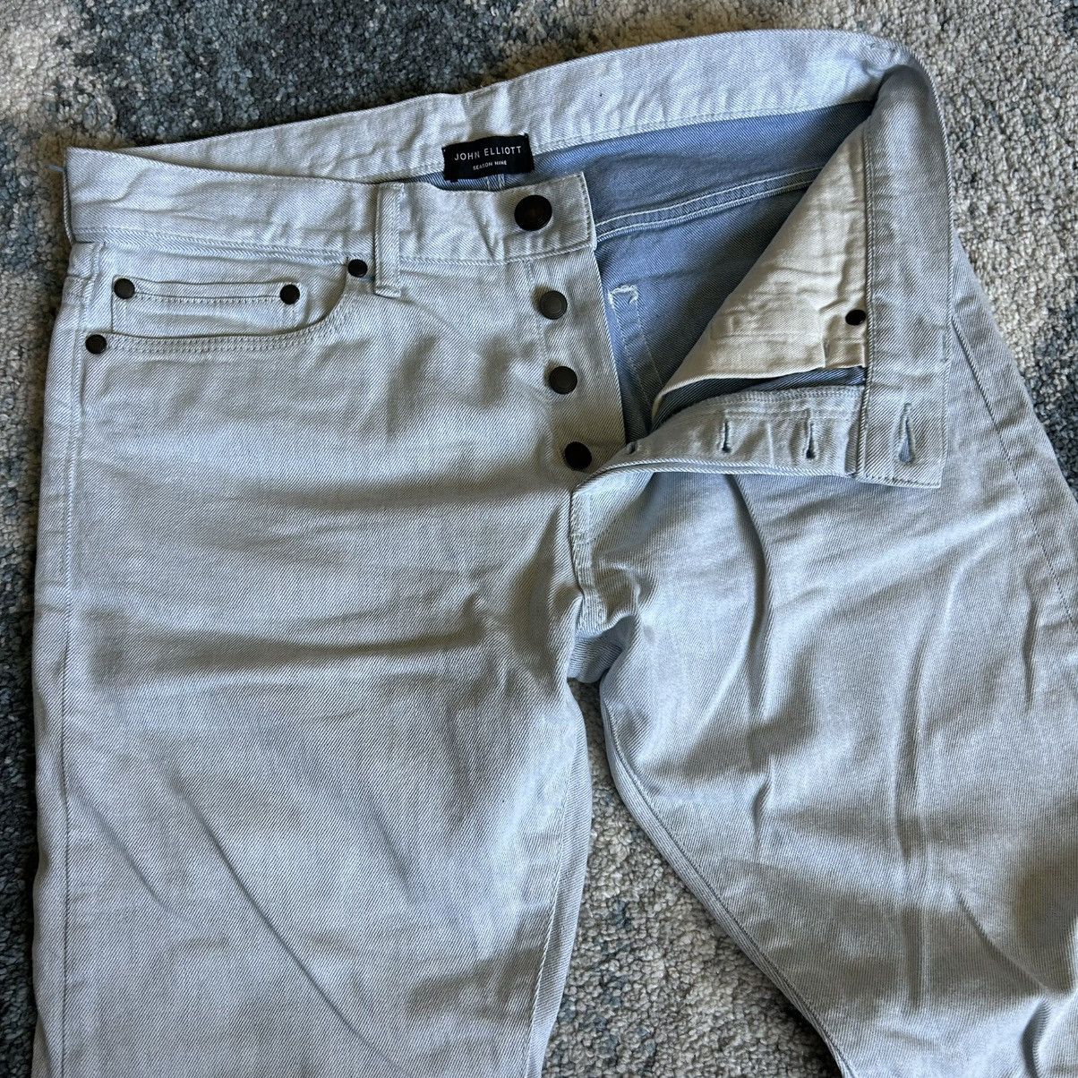 John Elliott SPRiNG SUMMER 2017 SEASON NiNE iCE BLUE GLACiER CAST 2 DENiM Size US 31 - 13 Thumbnail