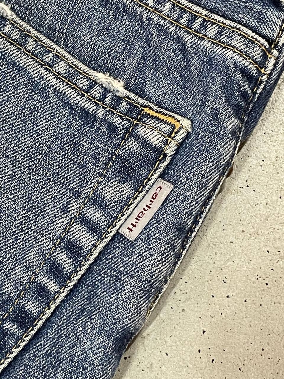 Carhartt Washed Denim Vintage Carhartt Jeans Size US 31 - 3 Thumbnail